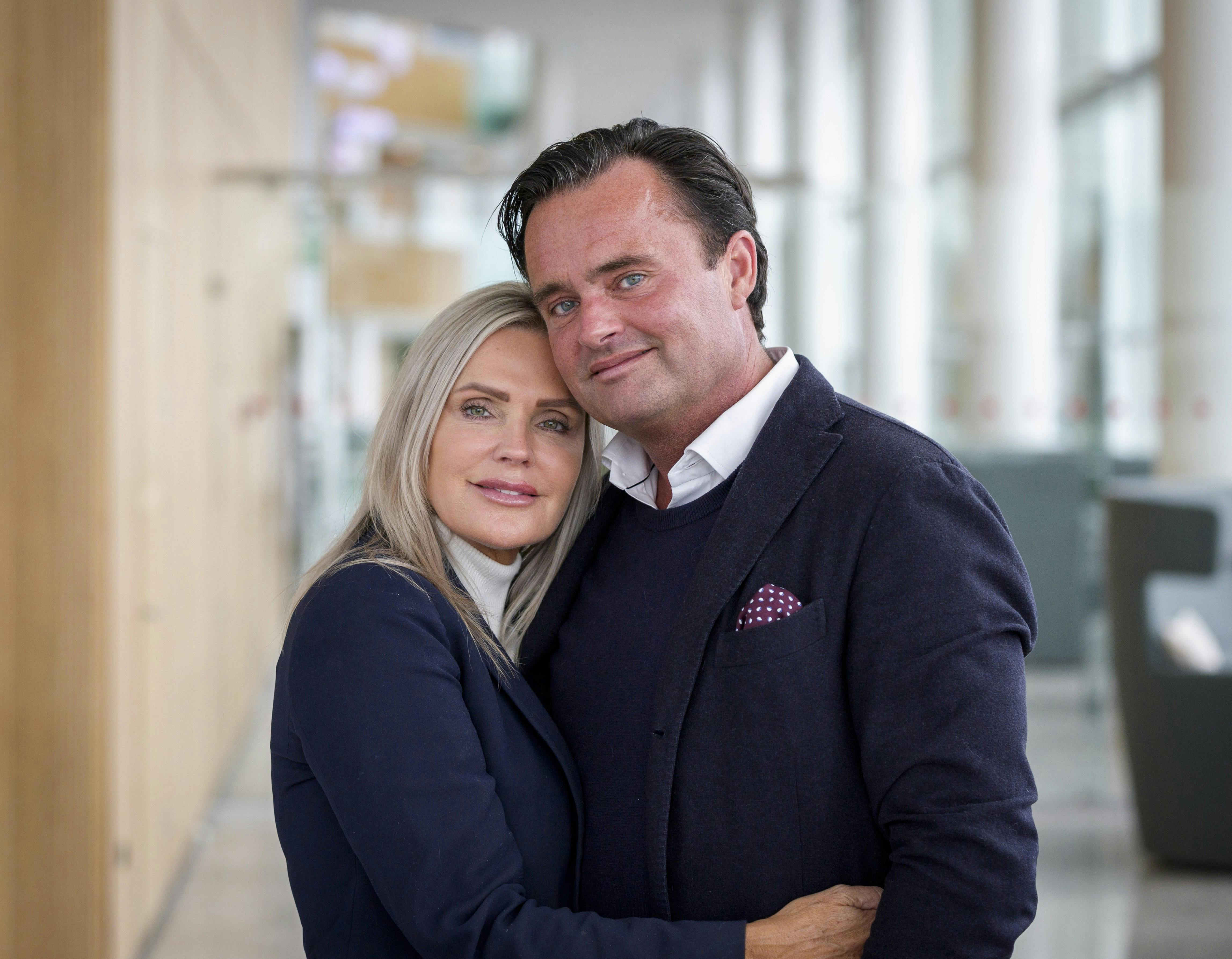 Janni Ree med sin nye partner Jeppe Stokholm.