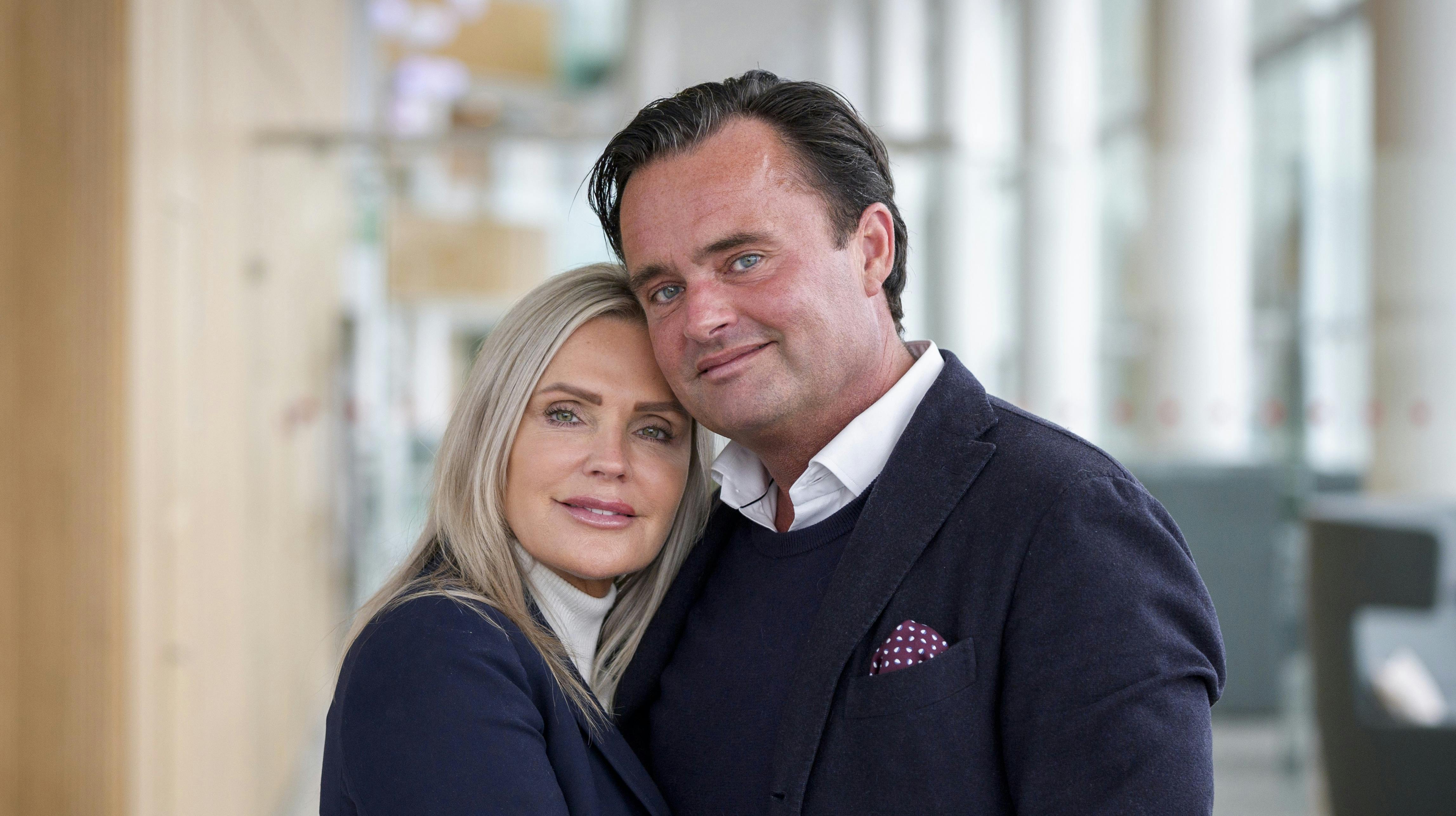 Janni Ree med sin nye partner Jeppe Stokholm.