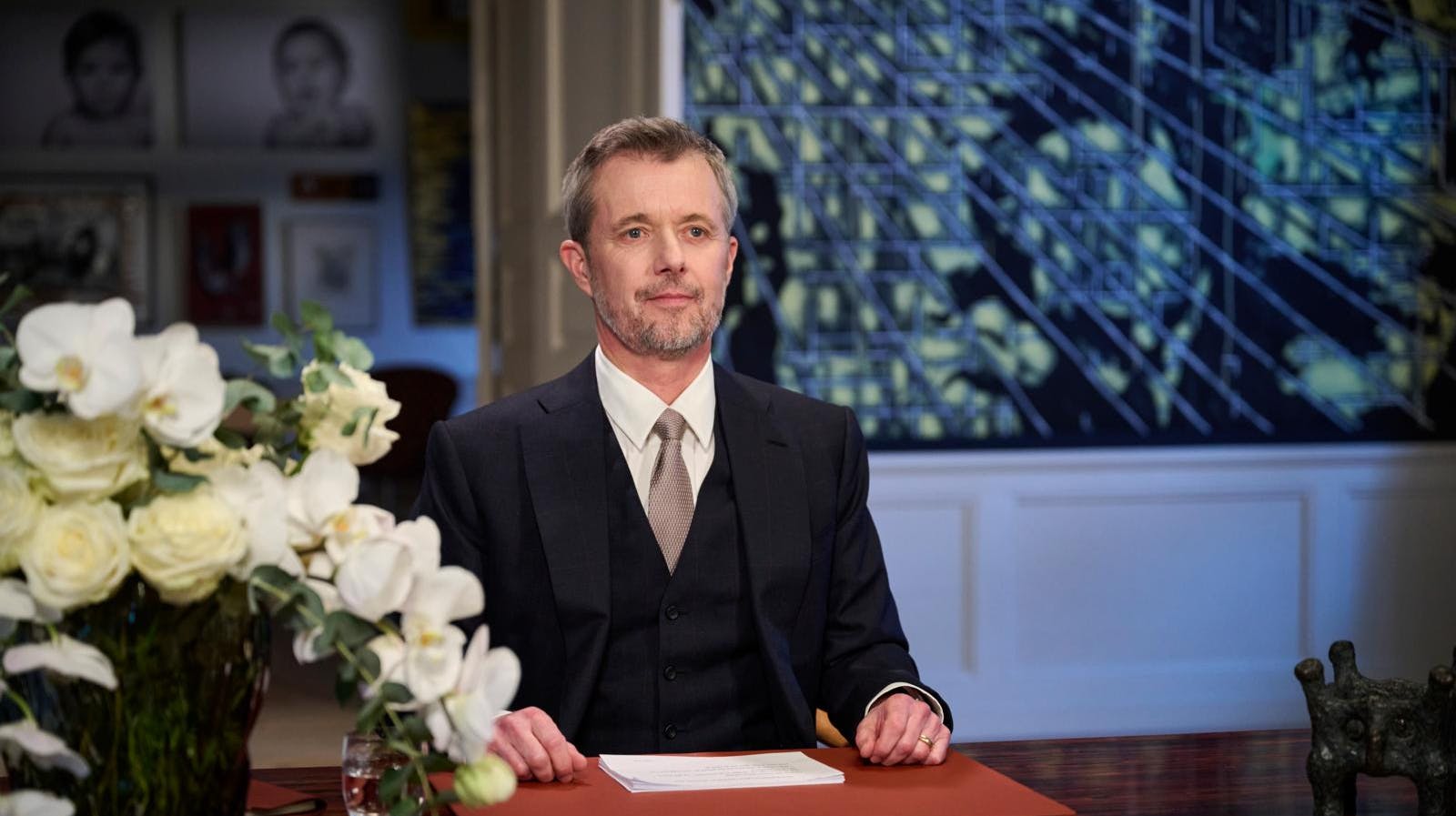 Kong Frederik første nytårstale trak ikke overraskende mange seere til tv-skærmen. 