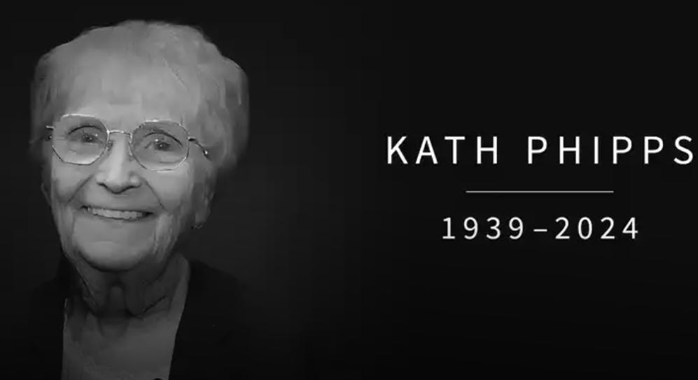 Kath Phillips blev begravet mandag.&nbsp;