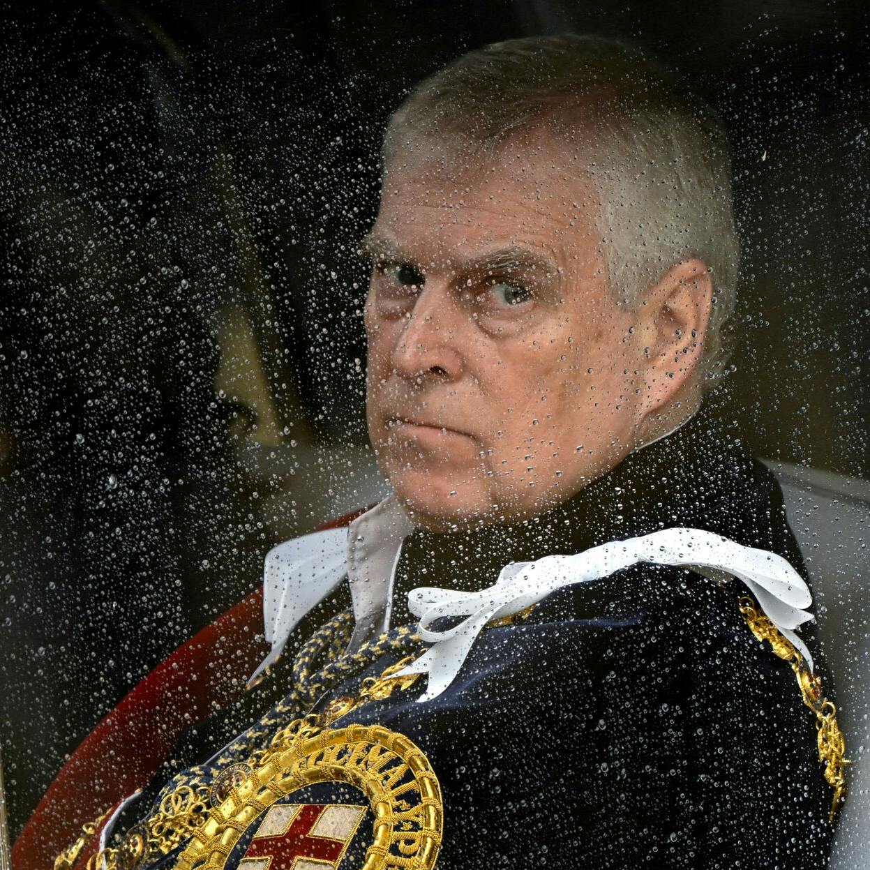 FILE PHOTO: Britain's Prince Andrew leaves Westminster Abbey following the coronation ceremony of Britain's King Charles and Queen Camilla, in London, Britain May 6, 2023. REUTERS/Toby Melville/Pool/File Photo