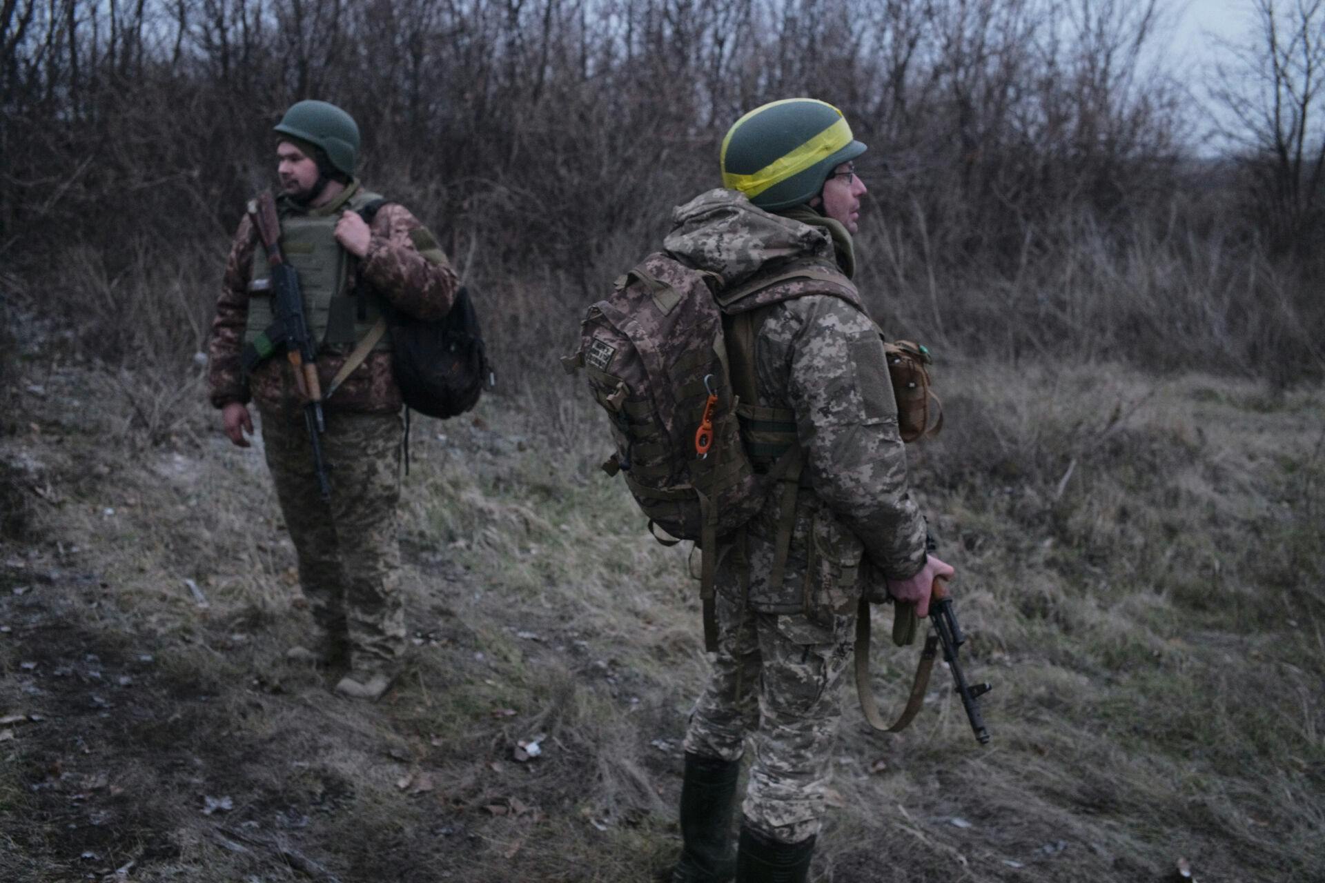 POKROVSK, UKRAINE - DECEMBER 27: Ukrainian soldiers of the 68th Jaeger Brigade continue their military activity in positions as Russia-Ukraine war continues in Pokrovsk region, Ukraine on December 27, 2024. Piotr Sobik / Anadolu/ABACAPRESS.COM