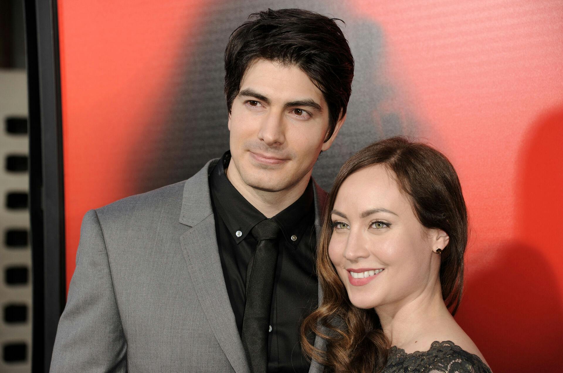 Brandon Routh (tv.) og Courtney Ford (th.) skal skilles. 