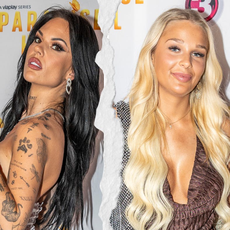 Der er kold luft mellem Christel Trubka og Zenia Lund fra "Paradise Hotel".