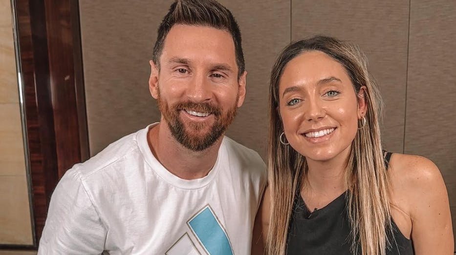 Journalisten Sofi Martinez afkræfter nu, at hun skulle have haft en affære med Lionel Messi.