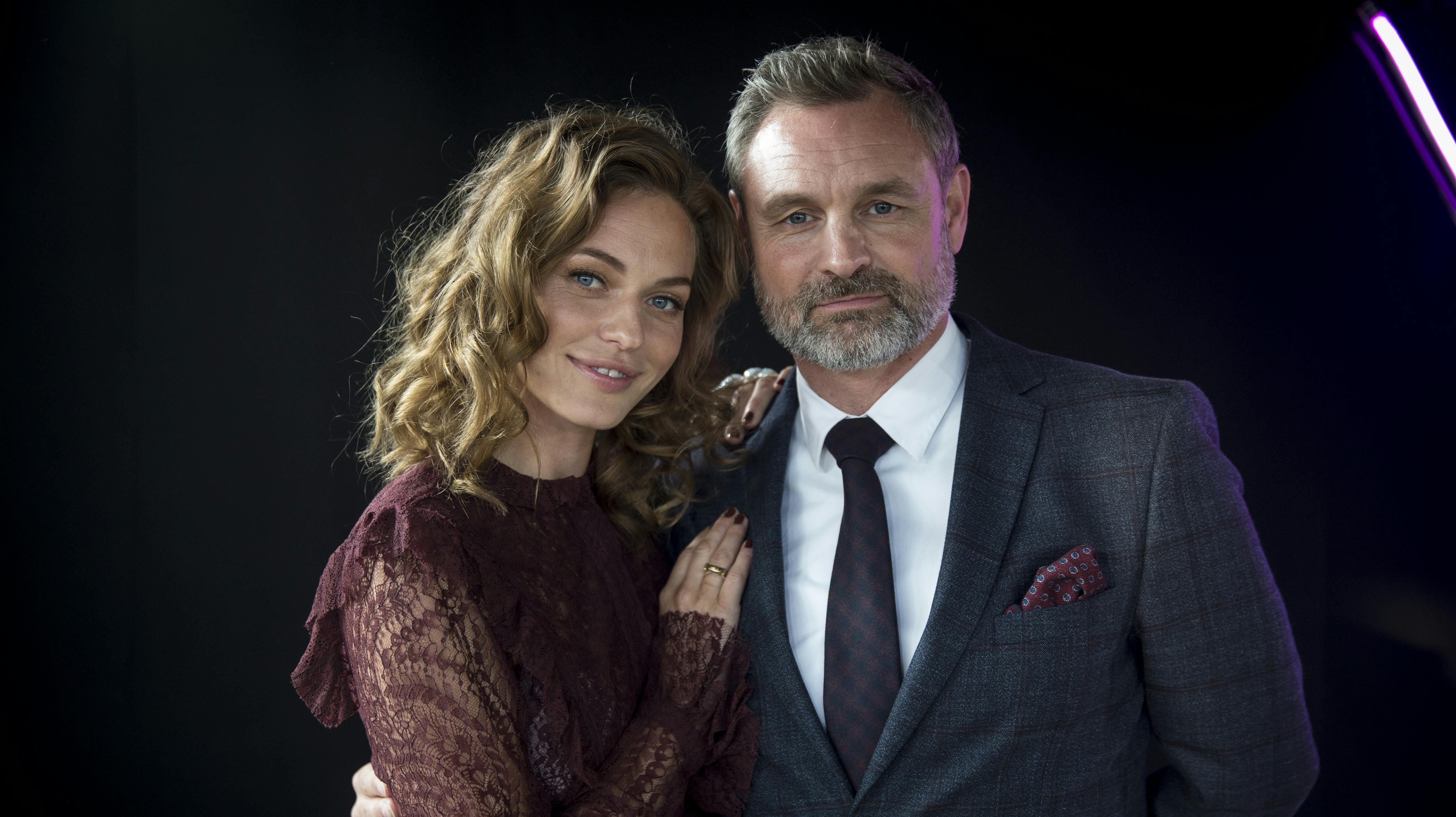 vild med dans 2017 pressemøde - Sarah Grünewald og Claus Elming