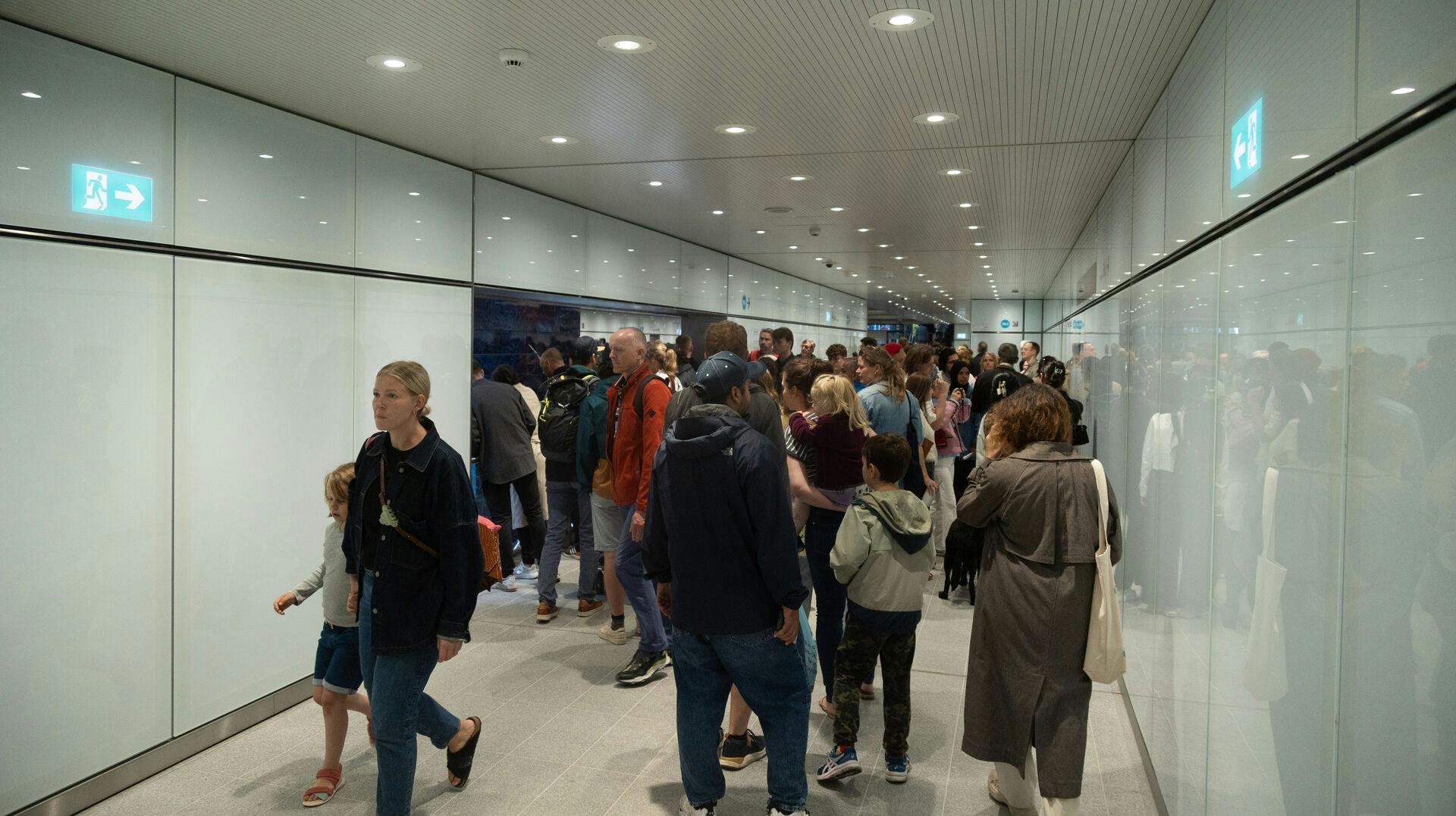 Flere passagerer måtte tilbage i december forlade vognene.