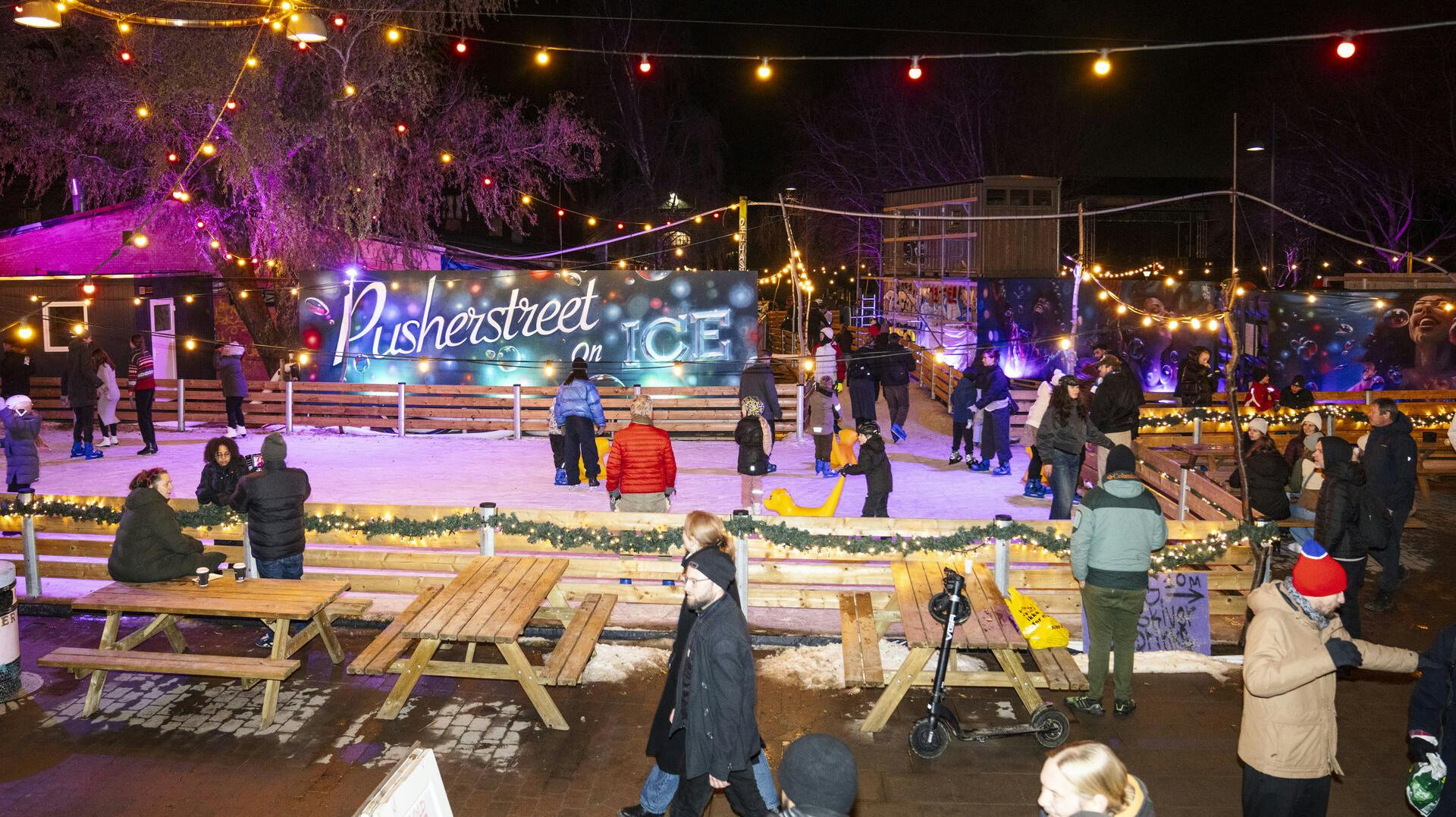 Pushere og hashsalg er forsvundet til fordel for skøjtebane og hygge, lyder det fra politiet.