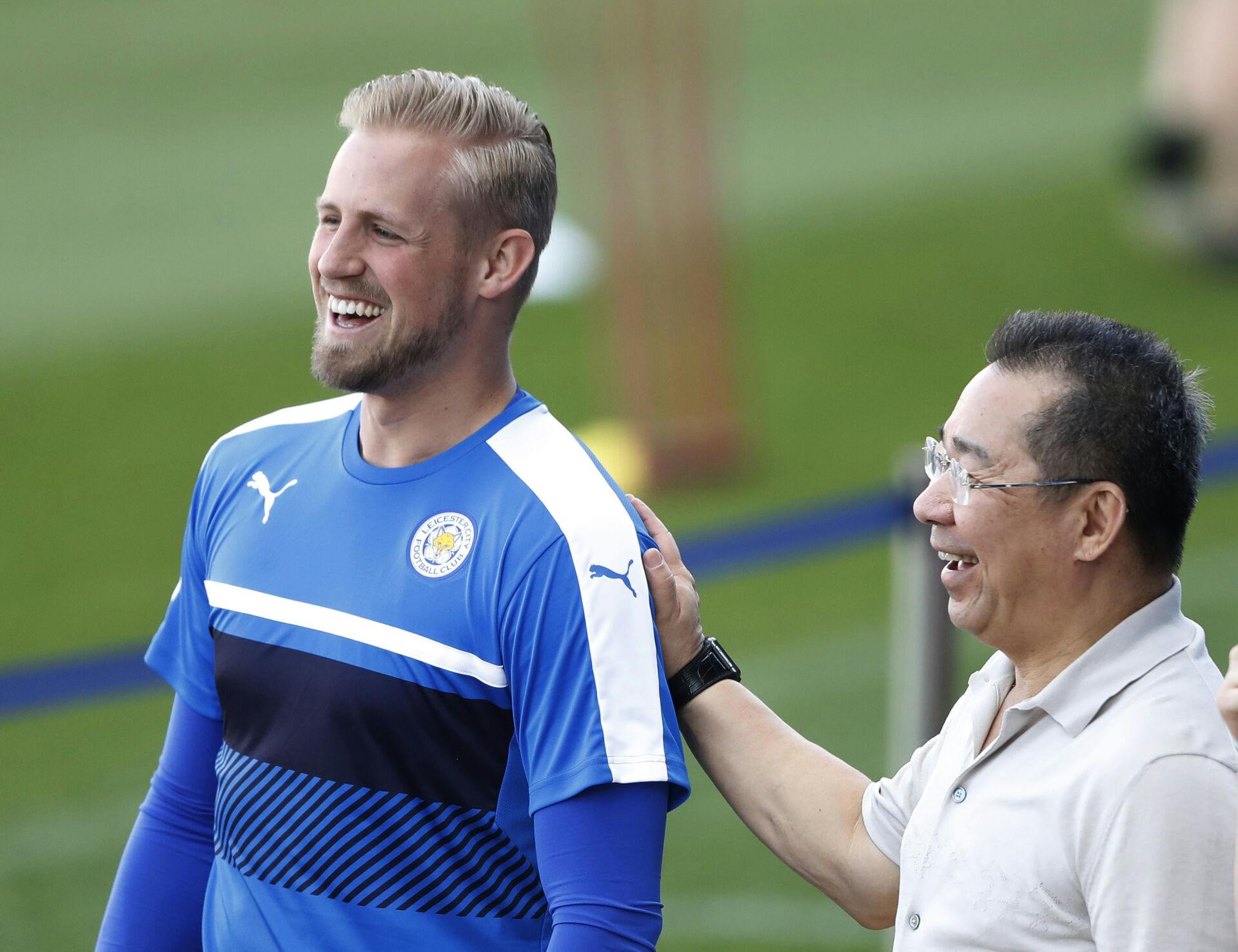 Kasper Schmeichel var øjenvidne til styrtet, der dræbte hans daværende chef Vichai Srivaddhanaprabha på stedet.