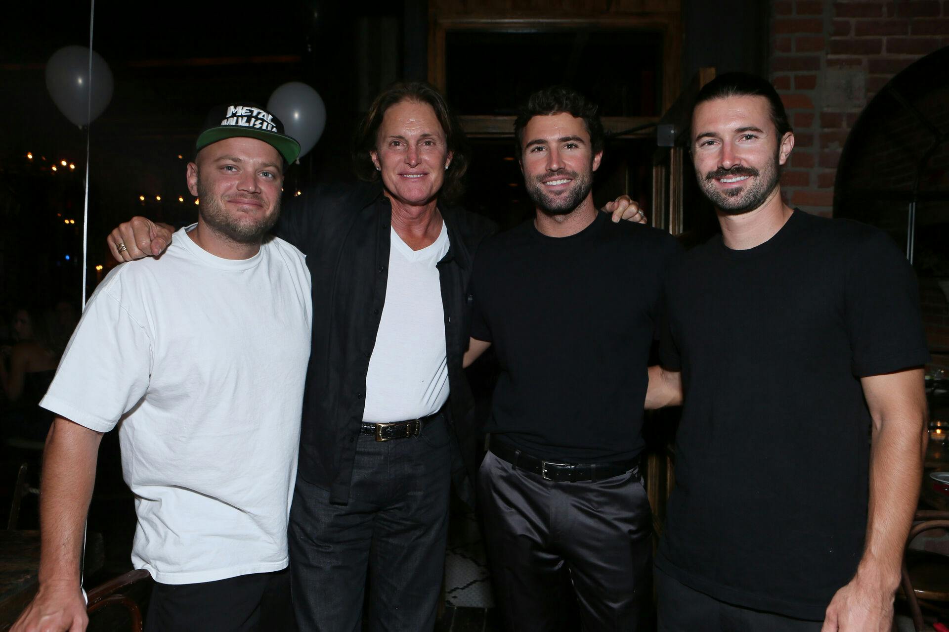 EXCLUSIVE CONTENT - PREMIUM RATES APPLY Burt Jenner, Bruce Jenner, Brody Jenner and Brandon Jenner at Brody Jenner's 30th Birthday Celebration with Stoli held at Aventine on August 21, 2013 in Los Angeles. (Photo by Alexandra Wyman/Invision for Stoli/AP Images)