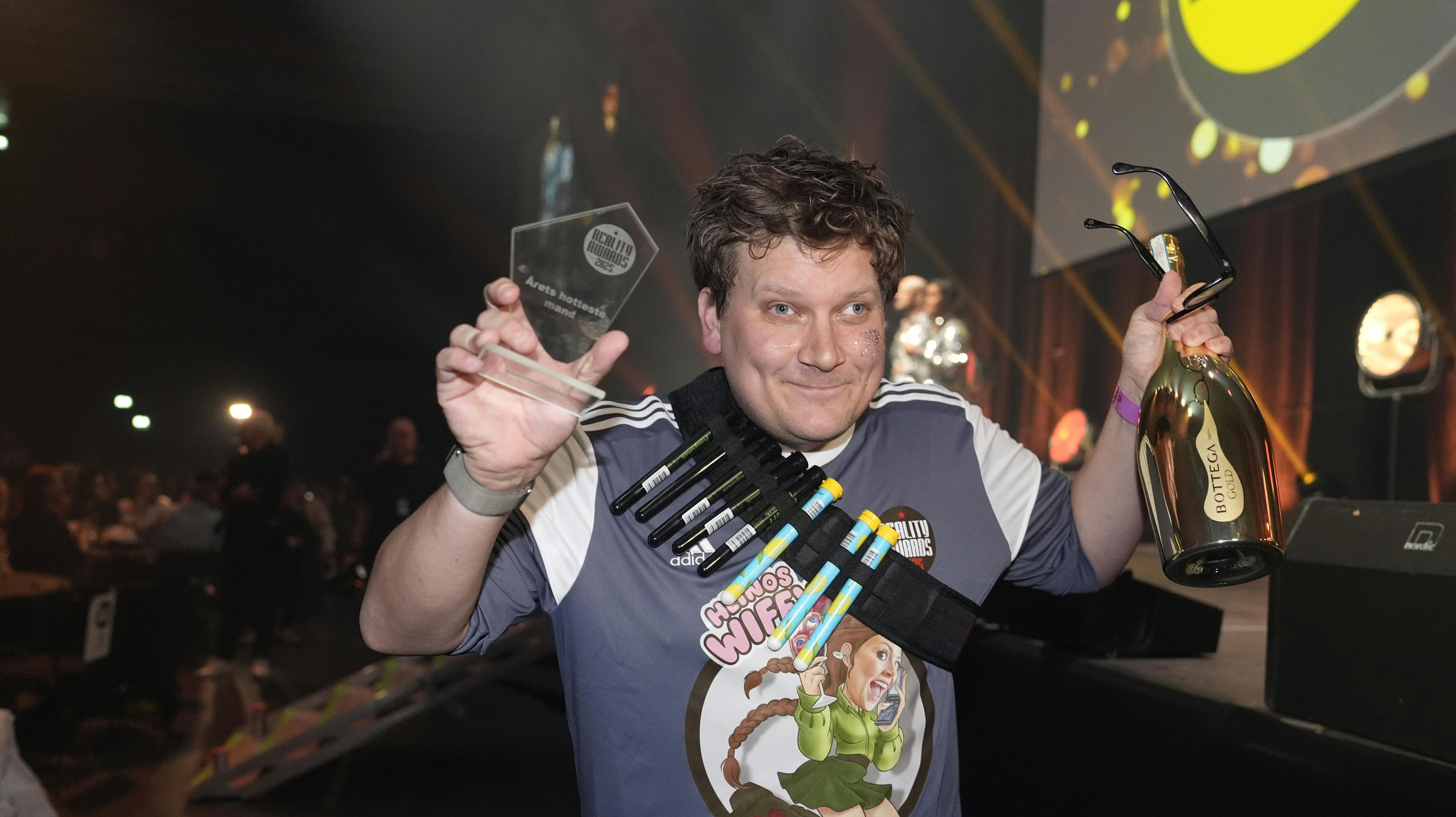 Heino Hansen var aftenens store vinder til Reality Awards 2025.