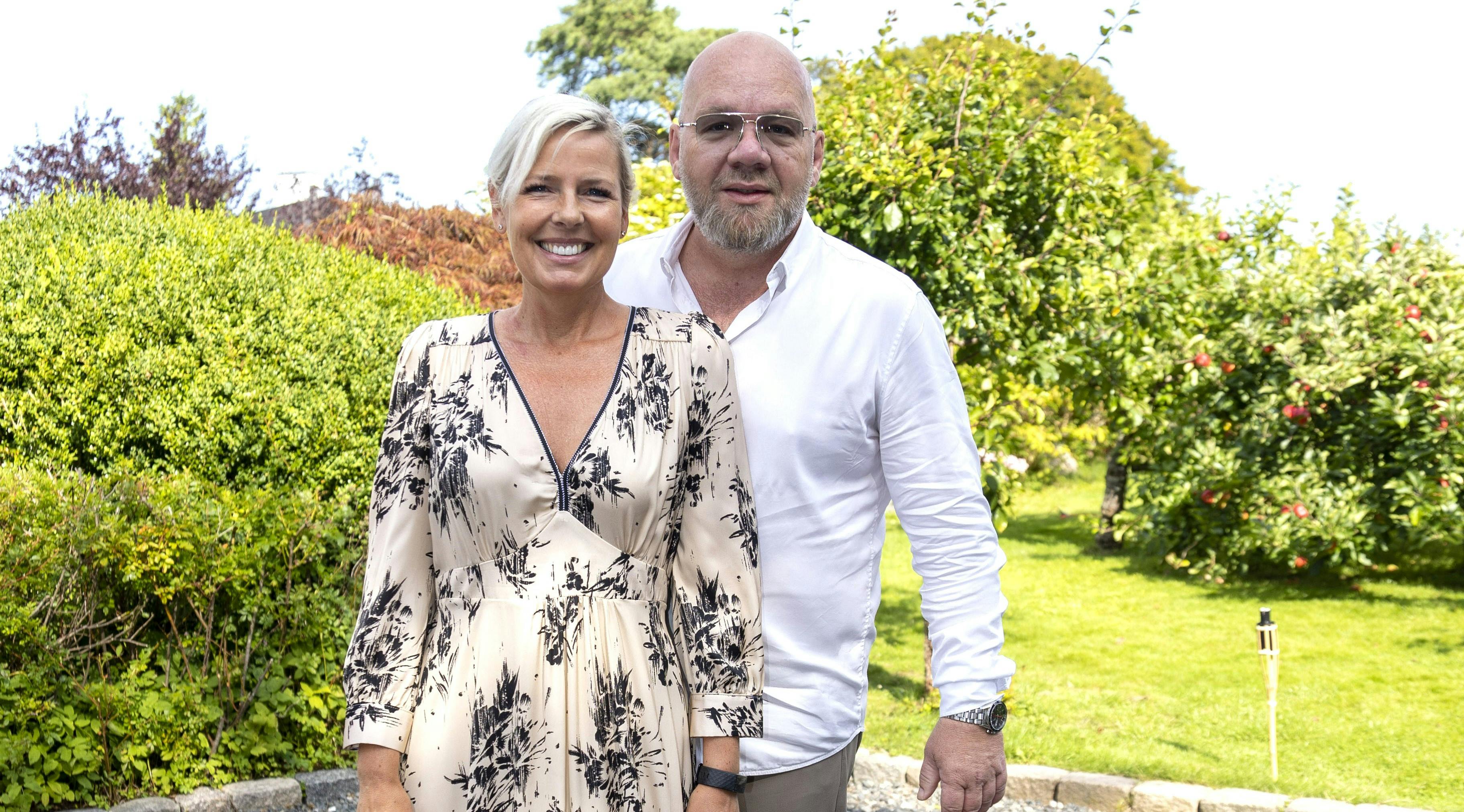 Tina Bilsbo og Lars Hjortshøj bliver mormor og morfar i år. 