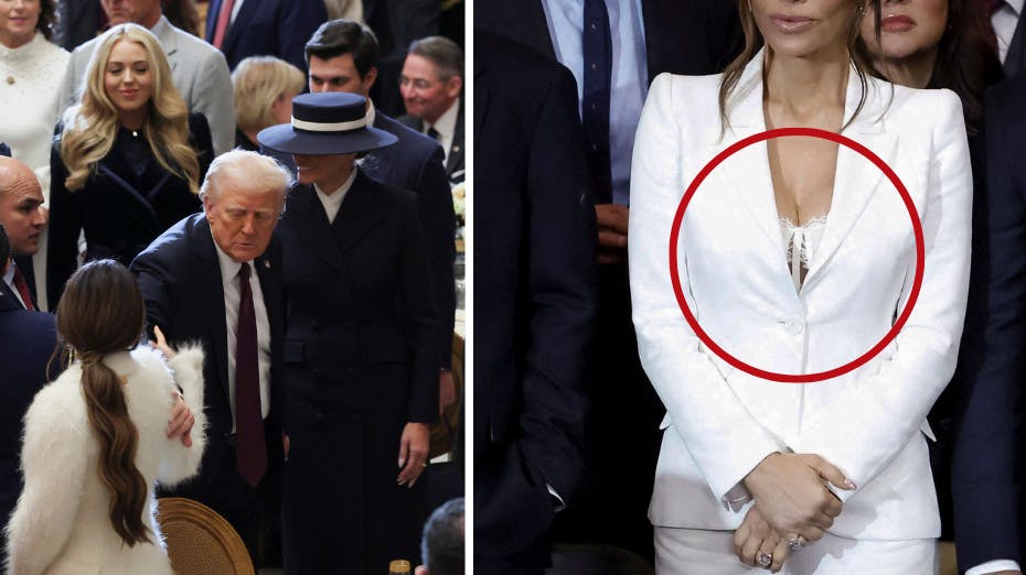 Milliardærfruen Lauren Sanchez stjal en del af Donald Trumps indsættelsesshow – hun valgte nemlig at flashe bh’en.