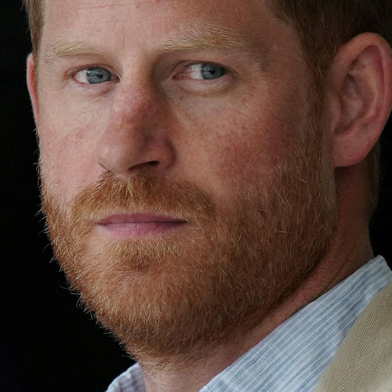 FILE PHOTO: Britain's Prince Harry looks on, as he and his wife Meghan, Duchess of Sussex meet with Colombia's Vice President Francia Marquez (not pictured), in Bogota, Colombia August 15, 2024. REUTERS/Nathalia Angarita/File Photo