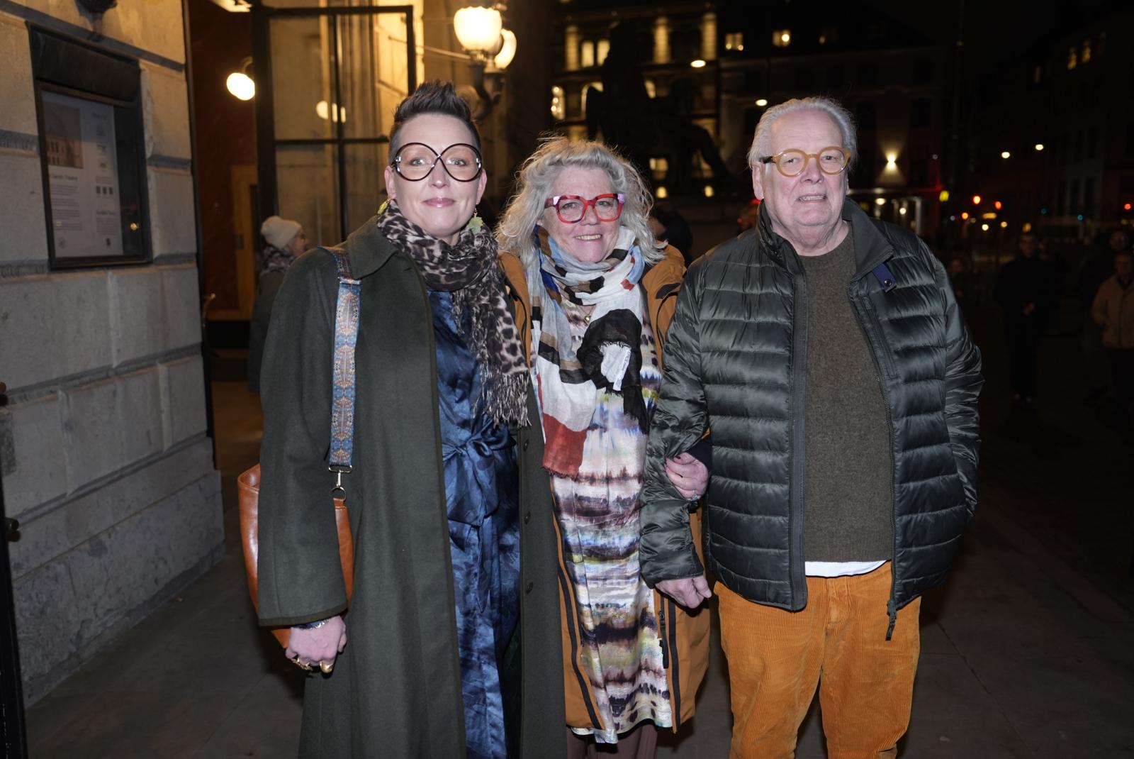 Frederik Cilius' storesøster Signe, mor Susanne og far Ulrik.