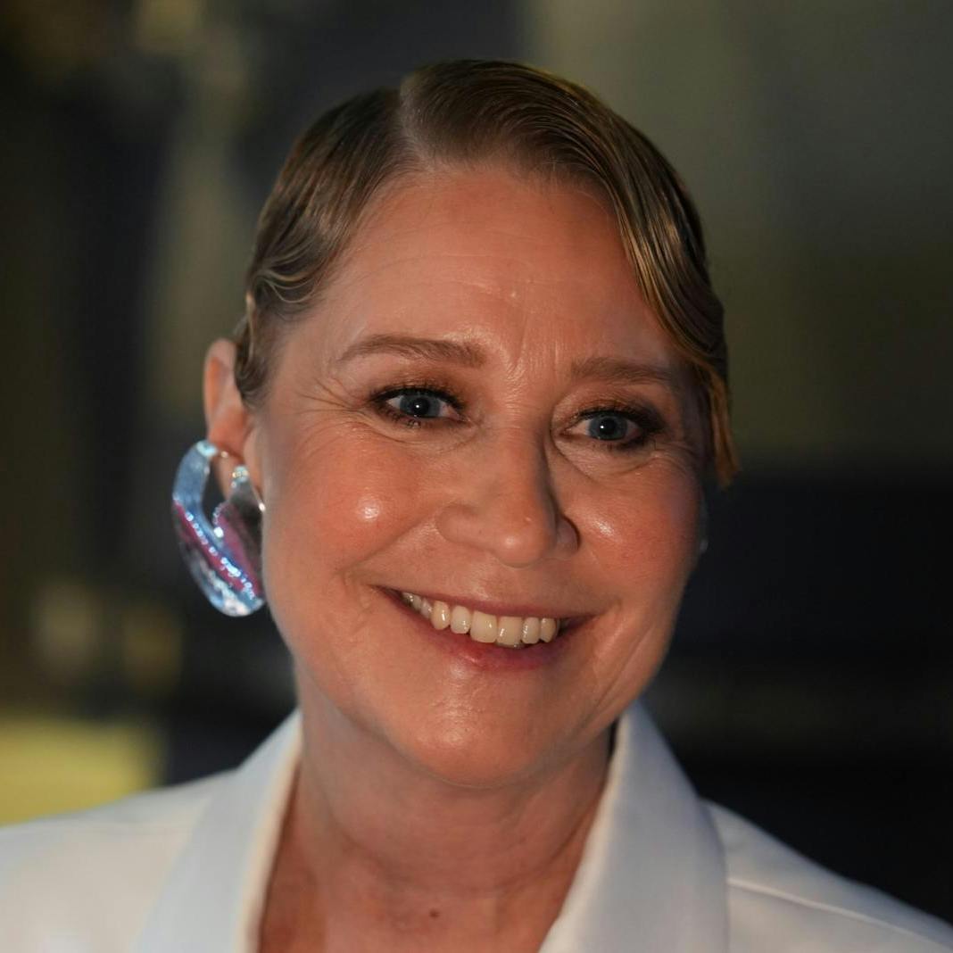 Trine Dyrholm til onsdagens premiere på "Pigen med nålen".