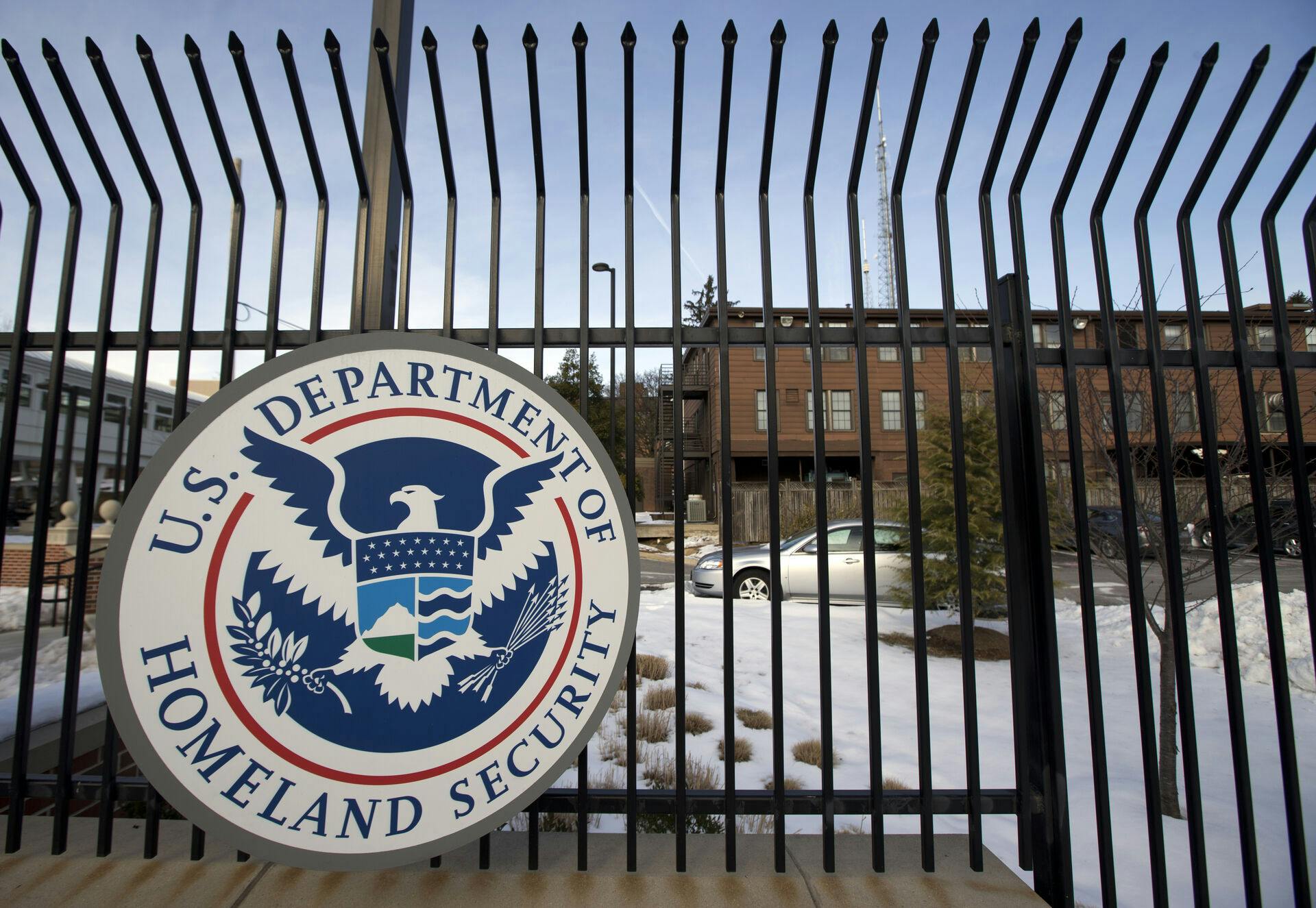 FILE - In this Feb. 25, 2015 file photo, the Homeland Security Department headquarters in northwest Washington. (AP Photo/Manuel Balce Ceneta, File)