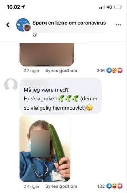 Badmintonspilleren var kendt som "agurkelægen", da hun skrev om, at hun dyrkede agurker. Her er et af hendes svar.