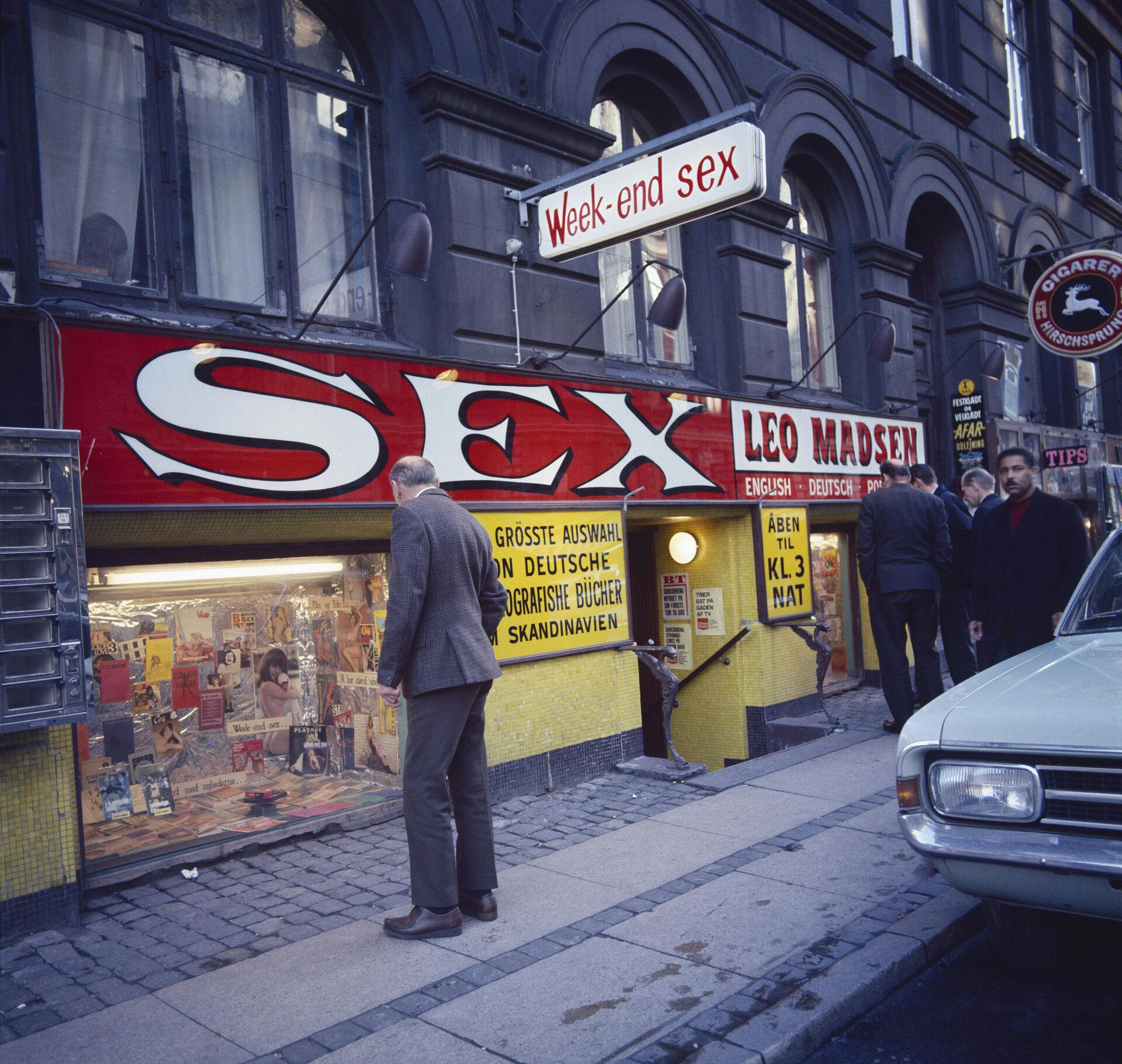 Leo Madsens pornoforretning i København.