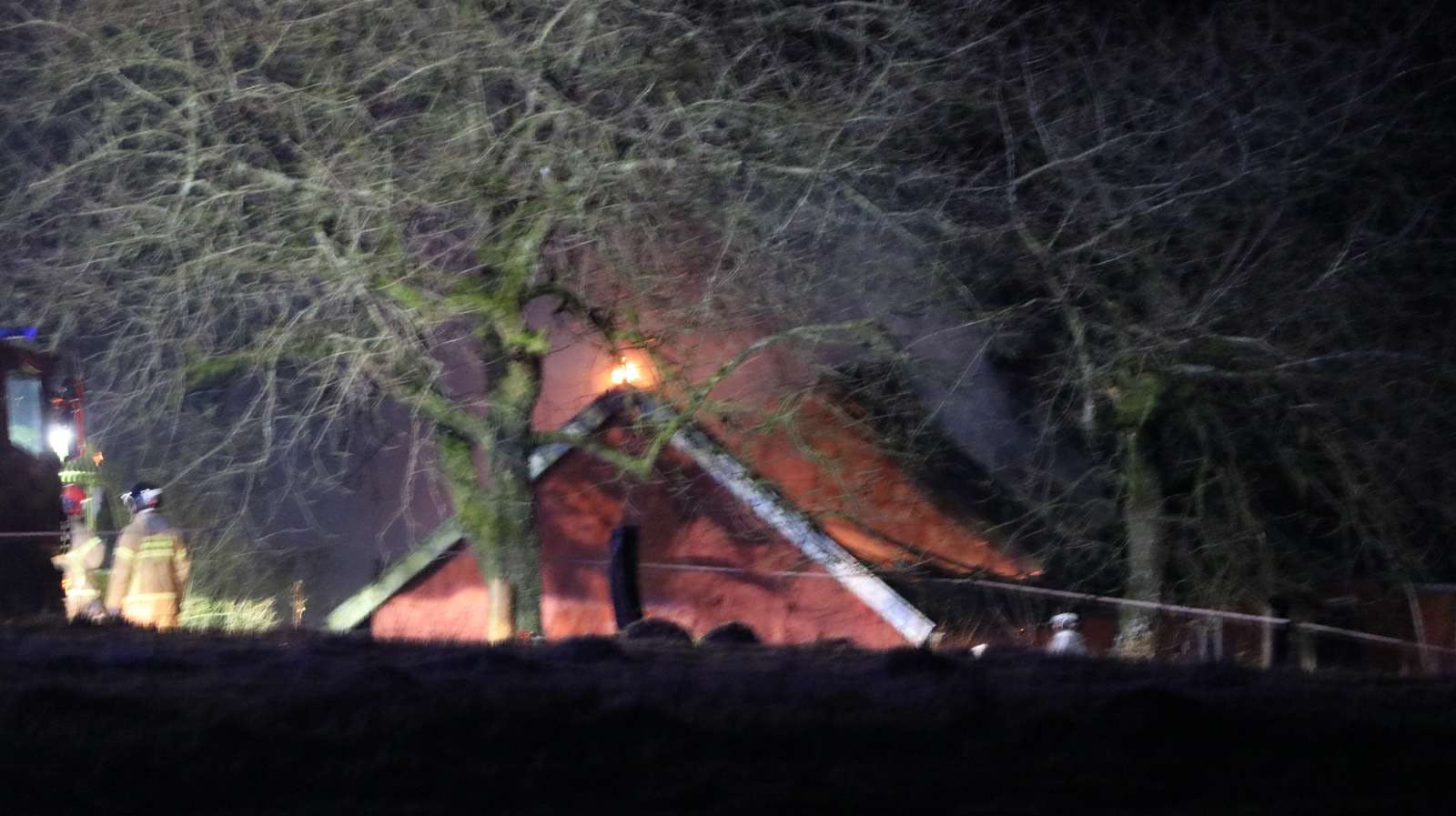 En 91-årig mand er afgået ved døden efter en brand på Grønskovvej i Skanderborg.