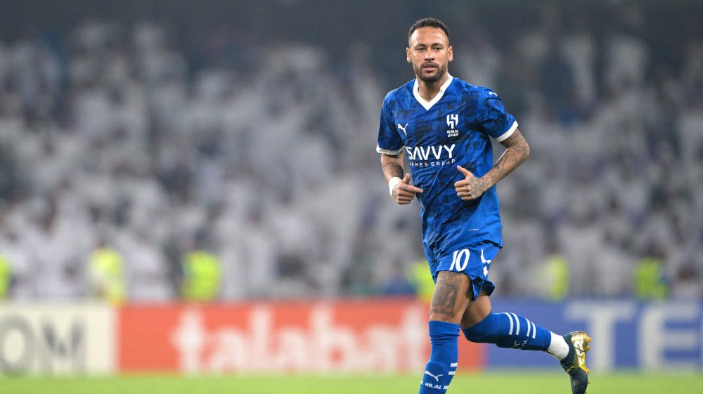 Neymars ophold i Al-Hilal blev aldrig nogen succes. Nu meldes han på vej tilbage til hjemklubben Santos. (Arkivfoto).