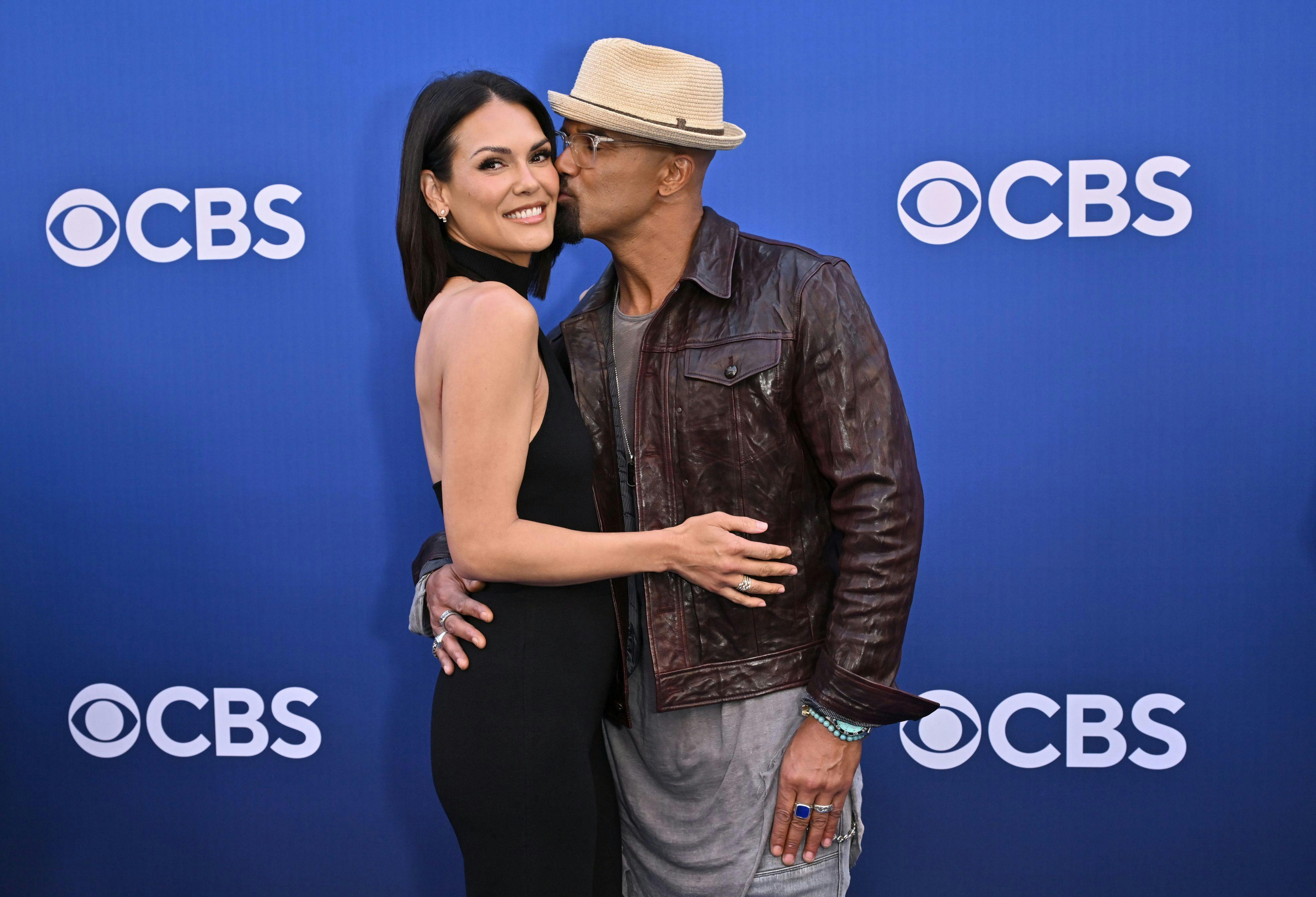 Jesiree Dizon and Shemar Moore