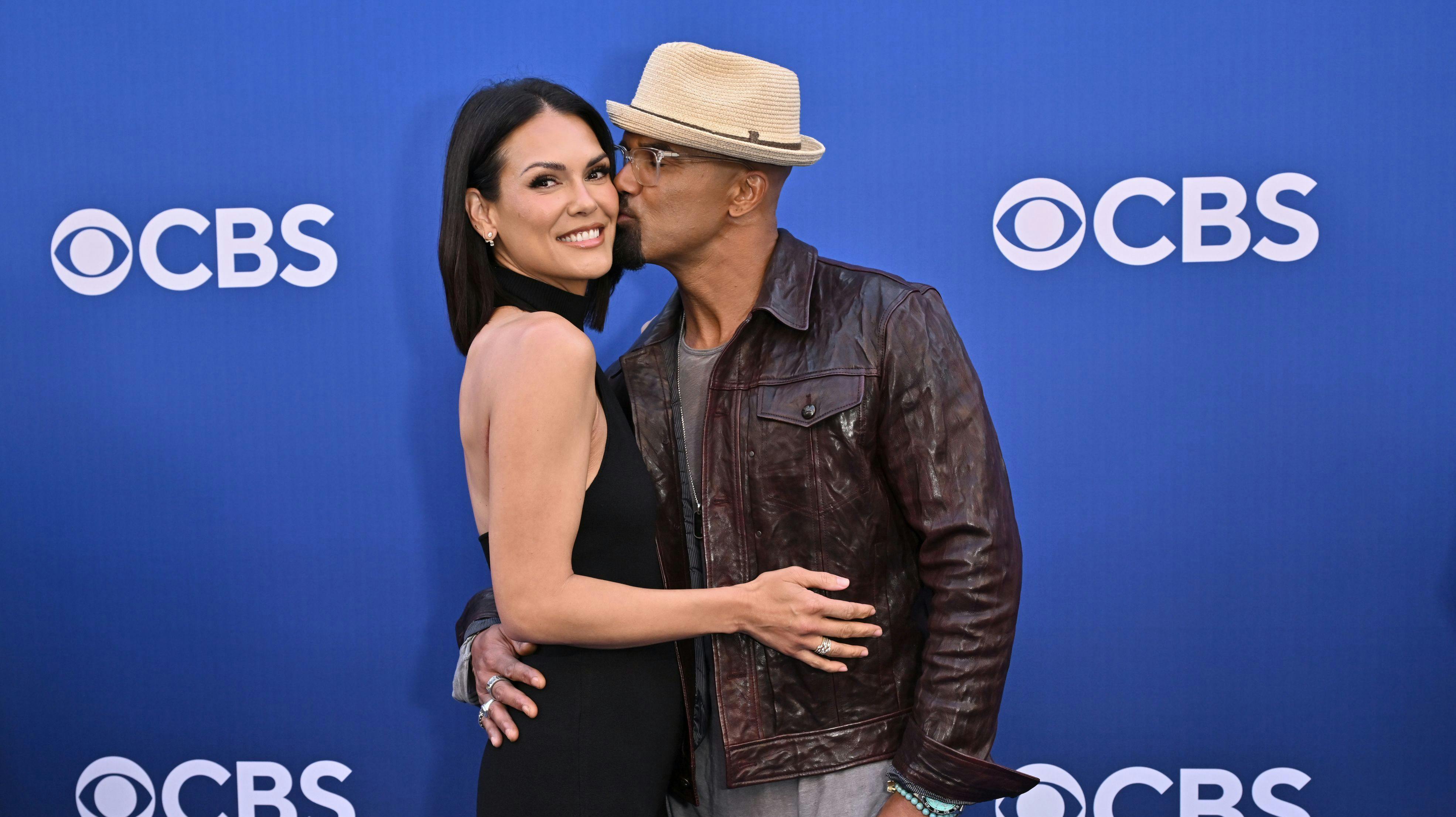 Jesiree Dizon and Shemar Moore