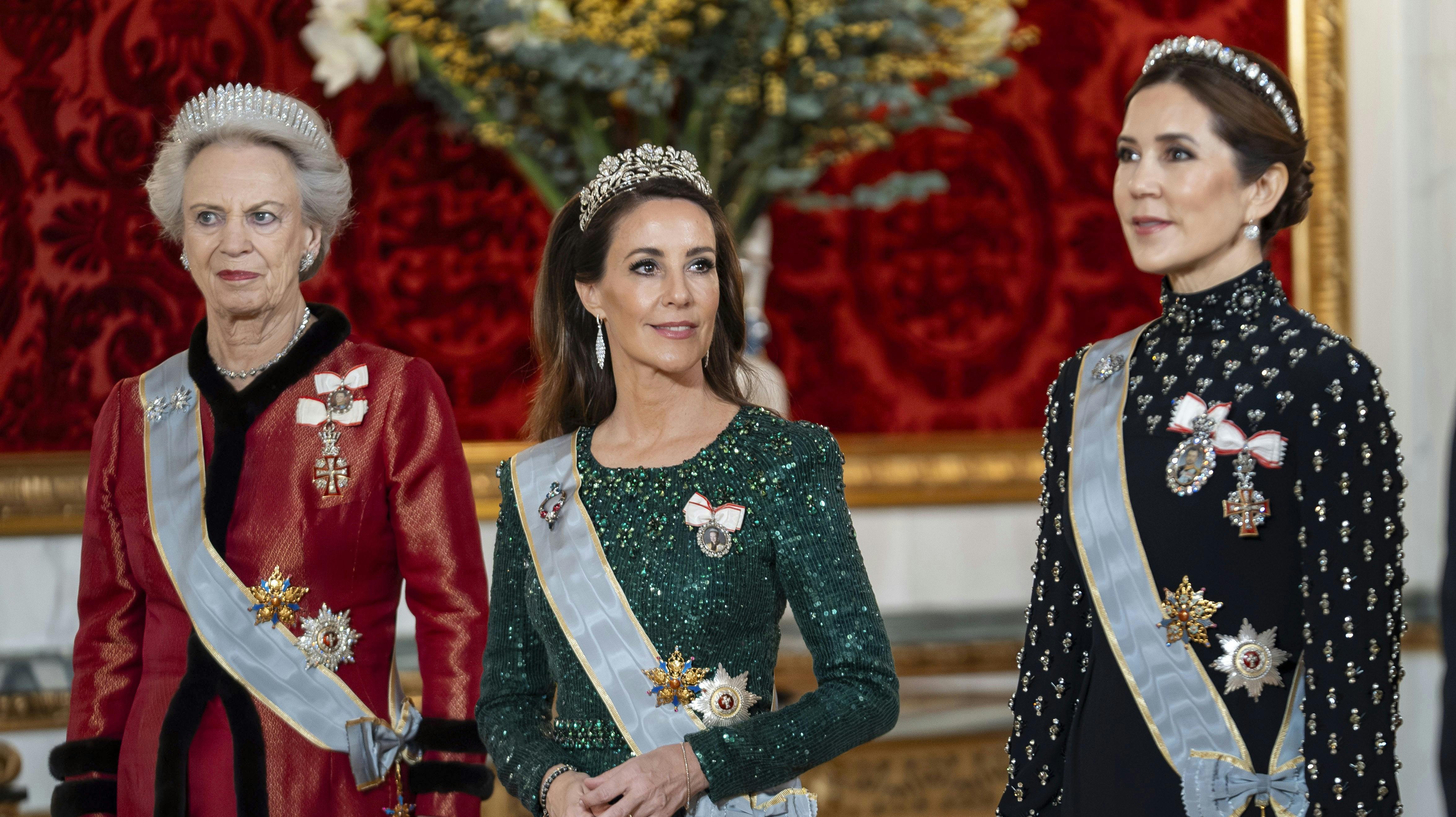 OPGAVE: EGYPTISK STATSBESØGPOOL 5B RECEIVING LINE - FLØJLSGEMAKKETSTED: Christiansborg SlotJOURNALIST: Marianne Singer og Ulrik UlriksenFOTOGRAF: © Hanne Juul/ Aller Foto & VideoDATO: 20241206