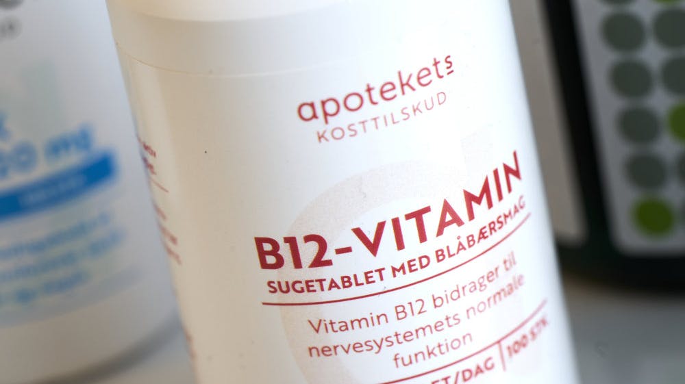Vegetarer anbefales et dagligt kosttilskud med B12-vitamin, for at undgå blodmangel eller problemer i nervesystemet. (Arkivfoto).