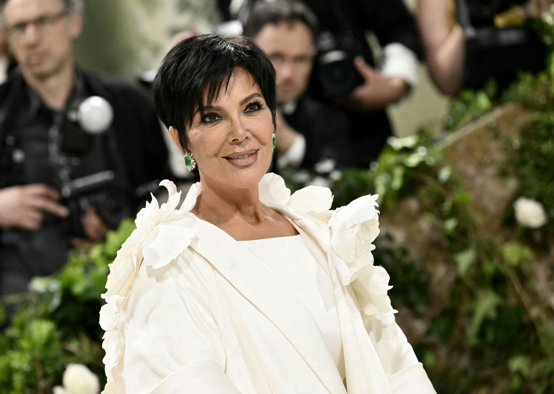 Kris Jenner attends The Metropolitan Museum of Art's Costume Institute benefit gala celebrating the opening of the "Sleeping Beauties: Reawakening Fashion" exhibition on Monday, May 6, 2024, in New York. (Photo by Evan Agostini/Invision/AP)