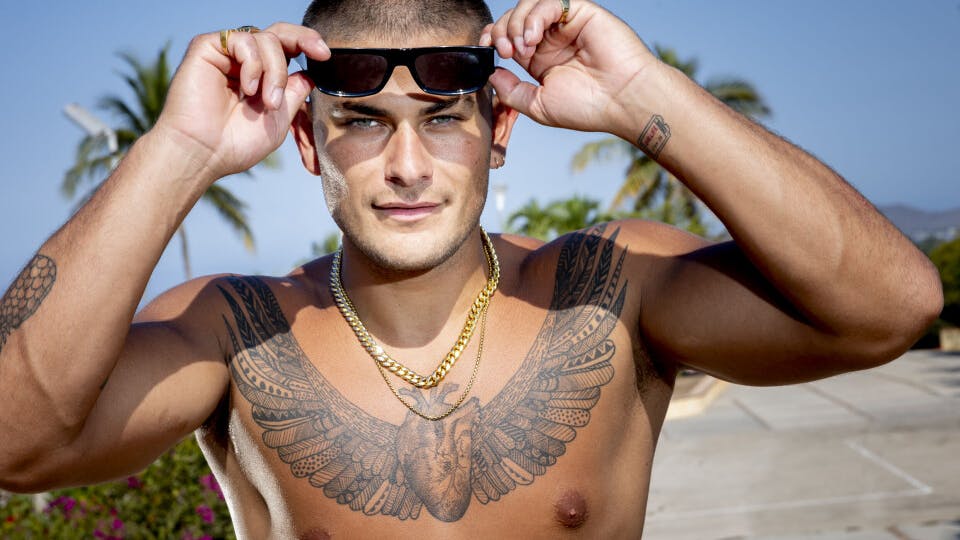 Sean Bornkessel i "Paradise Hotel" sæson 21.