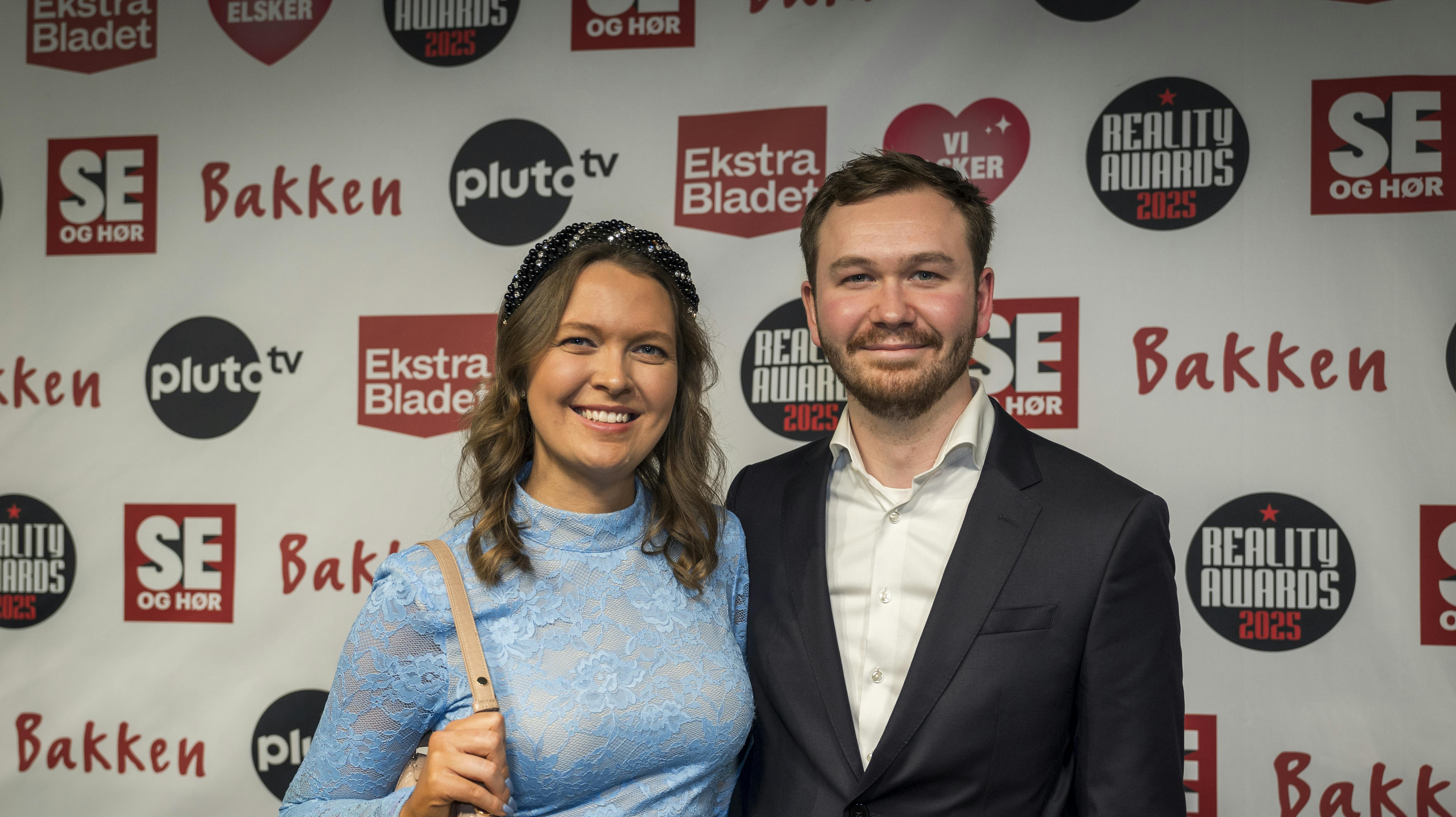 Rachel Ellebye dukkede sammen med sin bror David op på den røde løber ved Reality Awards 18. januar.