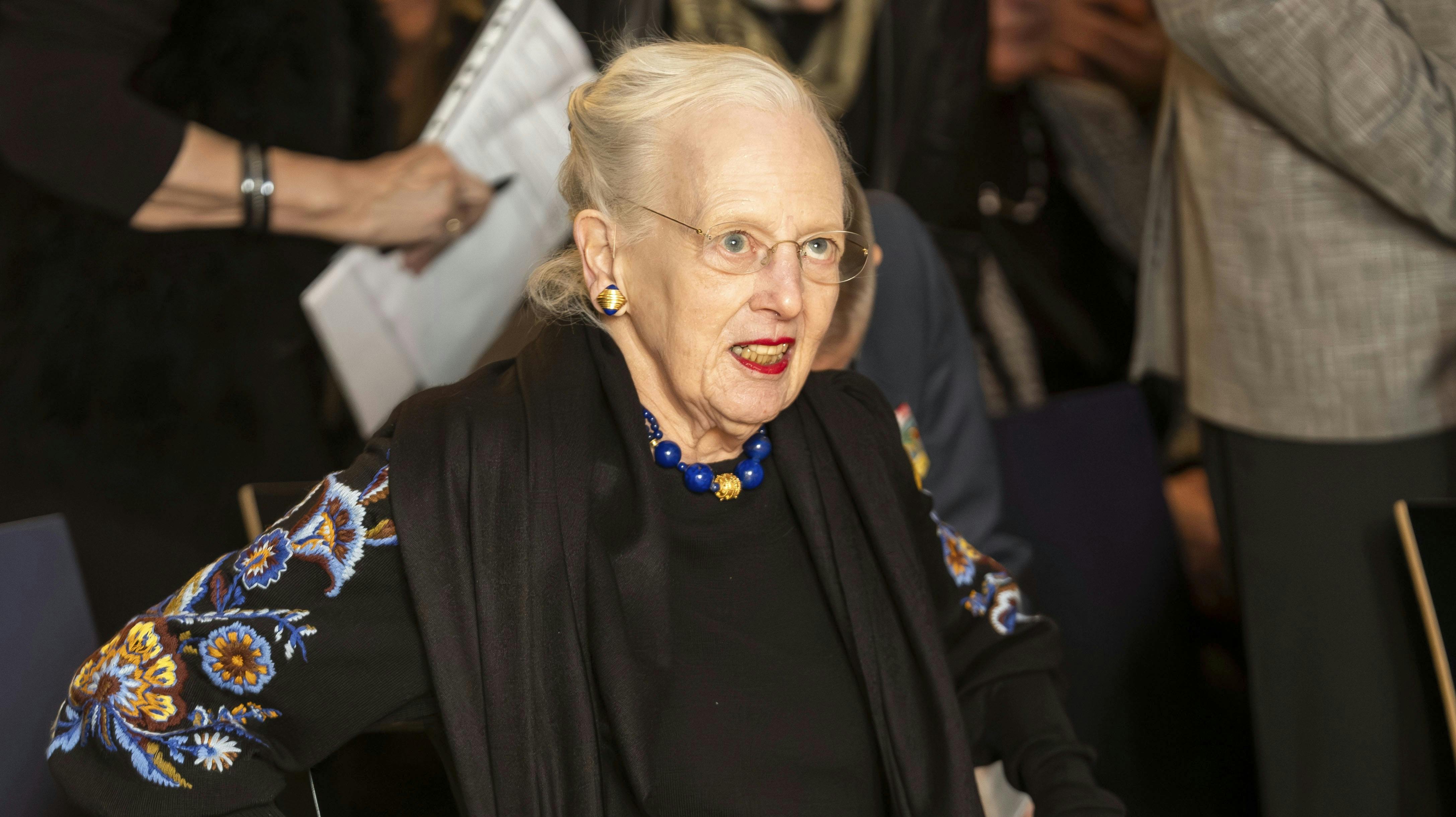 OPGAVE: Dronning Margrethe deltager i 200-års jubilæumsmøde i Det Kgl. Nordiske Oldskriftselskab. STED: NationalmuseetJOURNALIST: Marianne SingerFOTOGRAF: © Hanne Juul/ Aller Foto & VideoDATO: 20250128