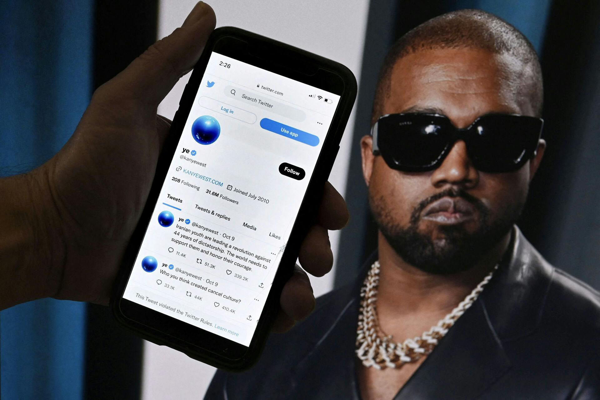 Kanye West aka Ye har igen fået sparket fra Twitter.