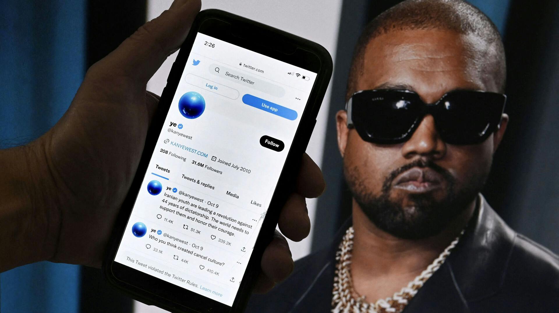 Kanye West aka Ye har igen fået sparket fra Twitter.