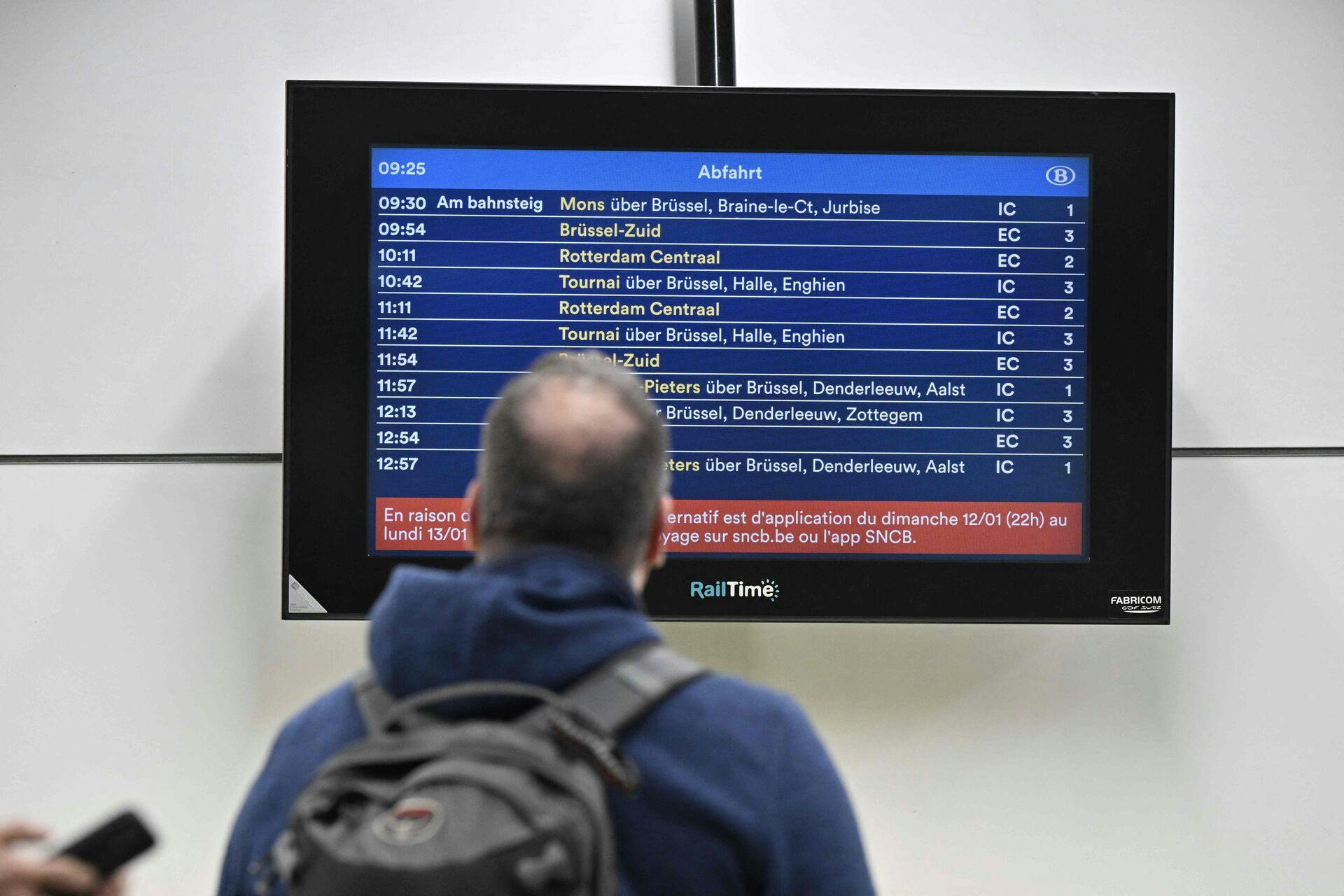En landsdækkende strejse har fået Bruxelles Lufthavn til at aflyse alle afgange torsdag 13. februar.