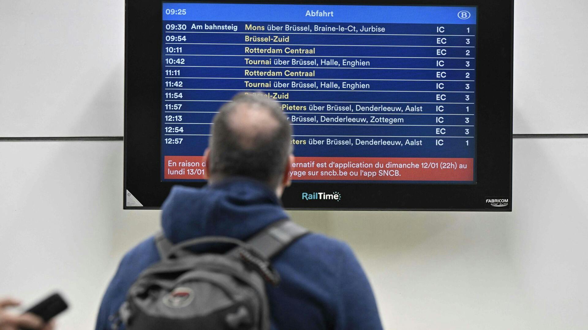 En landsdækkende strejse har fået Bruxelles Lufthavn til at aflyse alle afgange torsdag 13. februar.