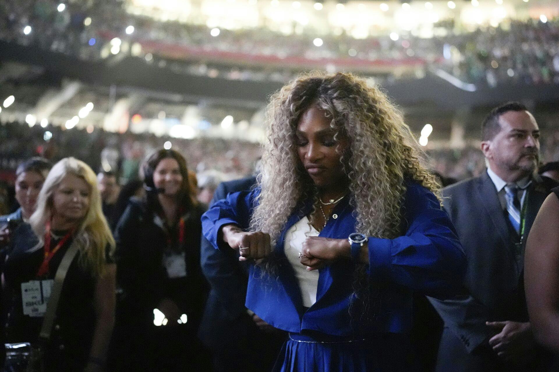 Serena Williams til Super Bowl 2025.