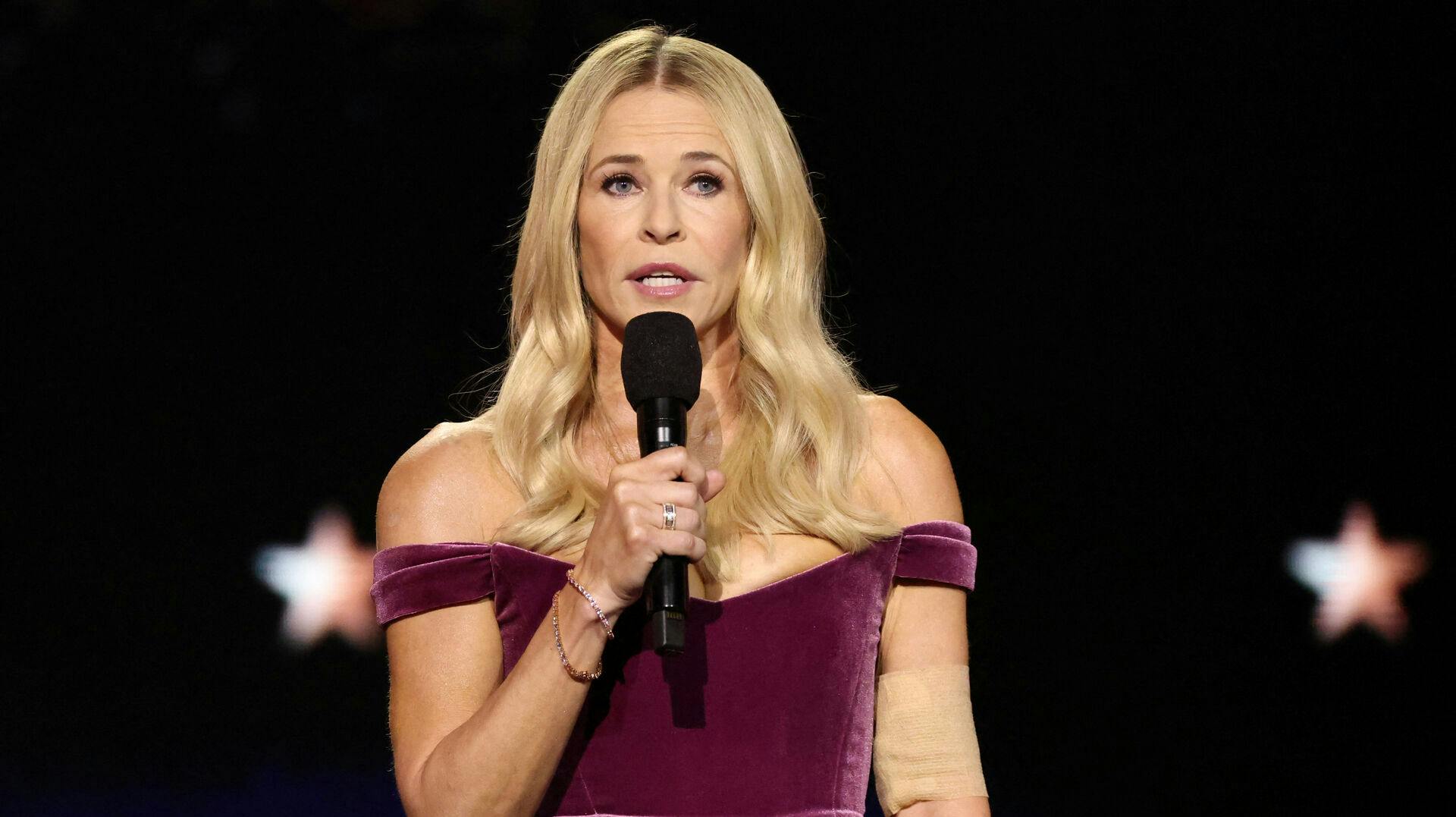 Chelsea Handler speaks onstage during the 30th Annual Critics Choice Awards, in Santa Monica, California, U.S., February 7, 2025. REUTERS/Mario Anzuoni