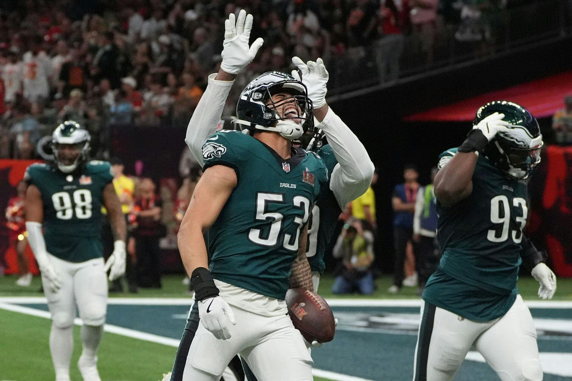 126 millioner fulgte med, da Philadelphia Eagles triumferede over Kansas City Chiefs. 