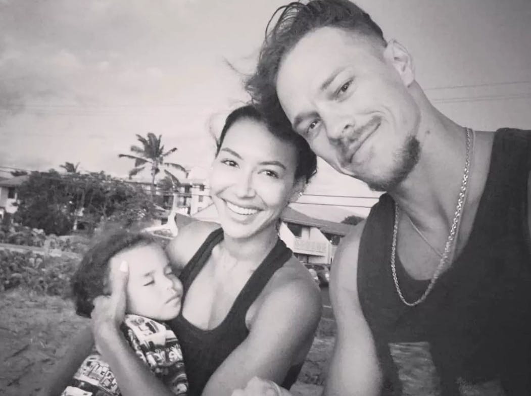 Naya Rivera med Ryan Dorsey og deres søn Josey i Maui i 2019.