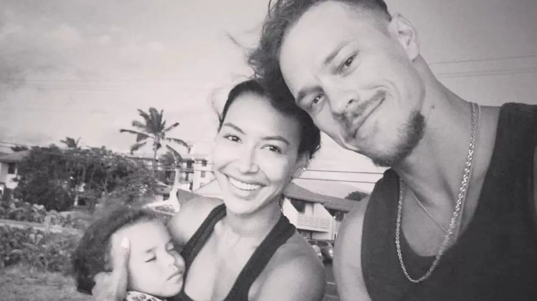 Naya Rivera med Ryan Dorsey og deres søn Josey i Maui i 2019.