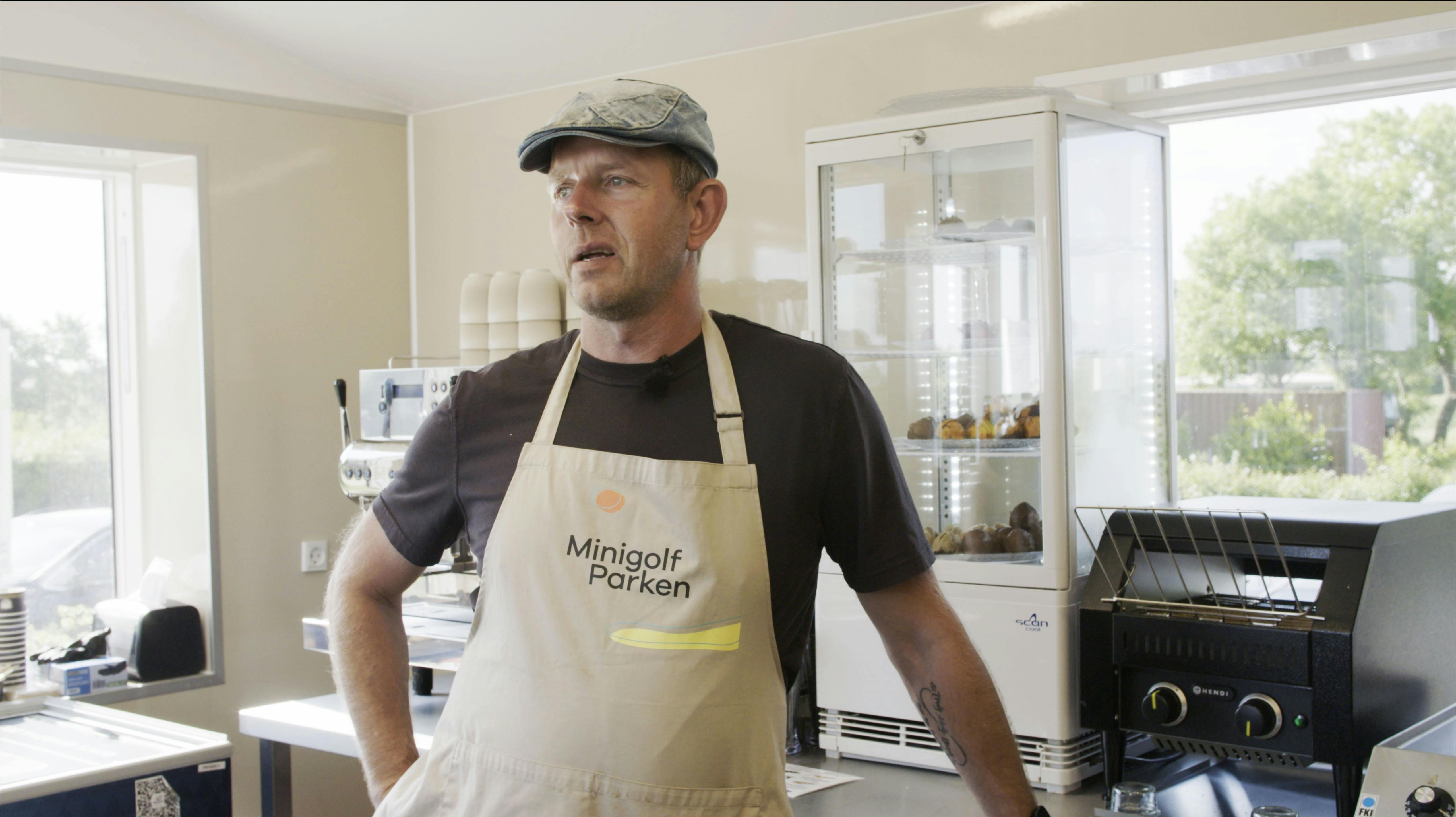 Simon Larsen passer på sig selv. 