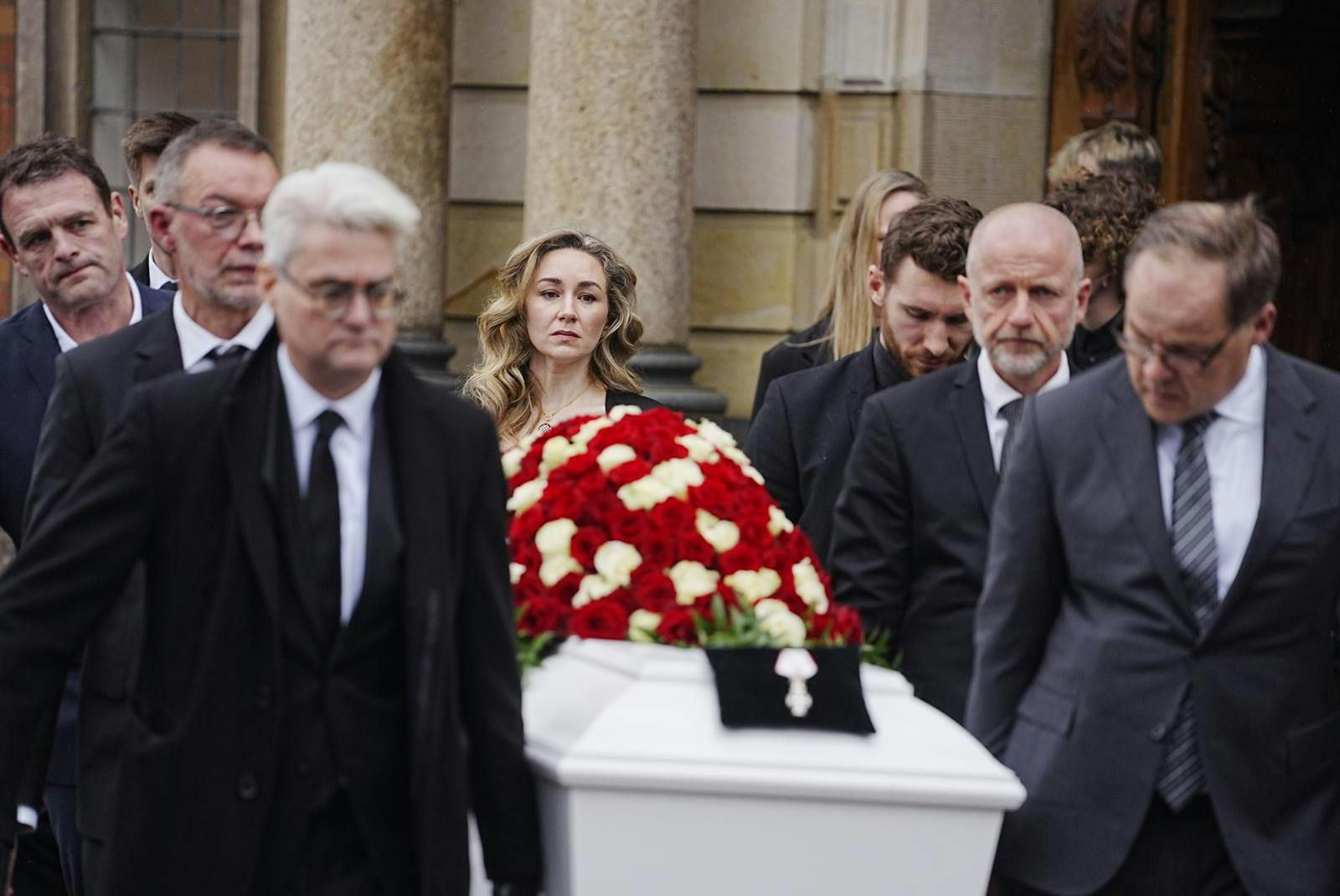 Peter Christensens begravelse i Holmens Kirke 13. februar 2025.