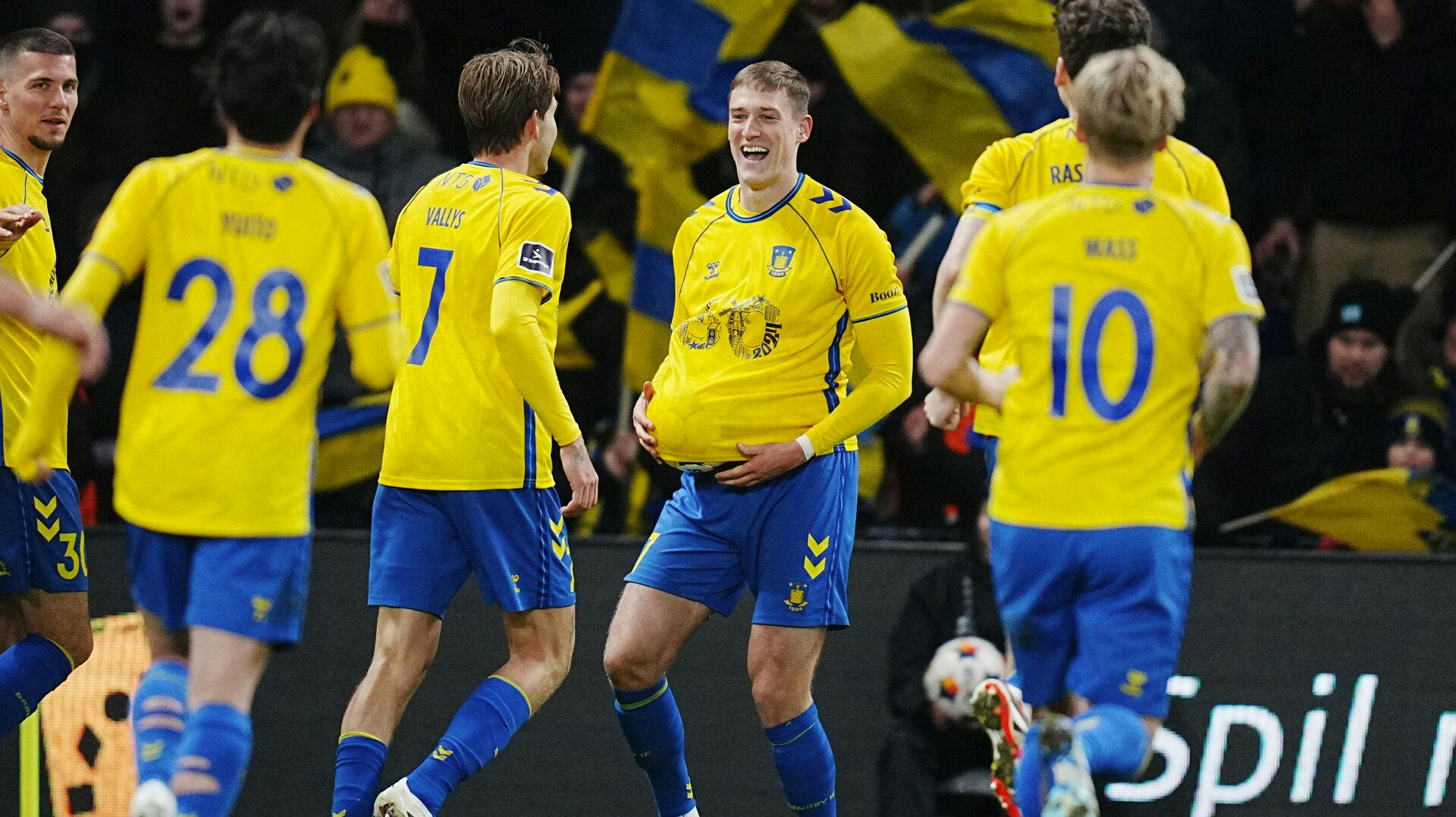 Superligakampen mellem Brøndby IF og Viborg FF på Brøndby Stadion fredag den 14. februar 2025.