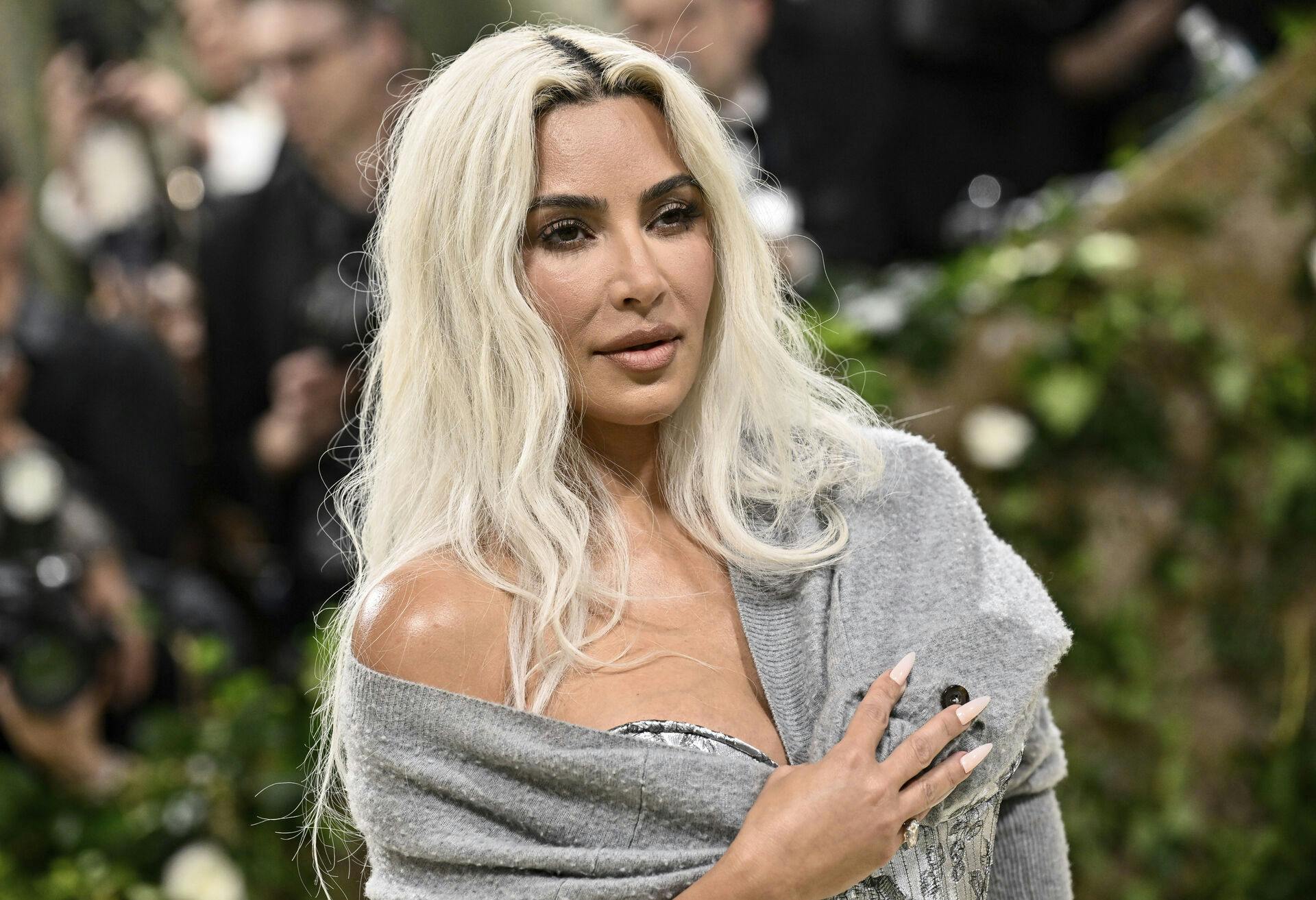 Kim Kardashian til sidste års Met Gala. 