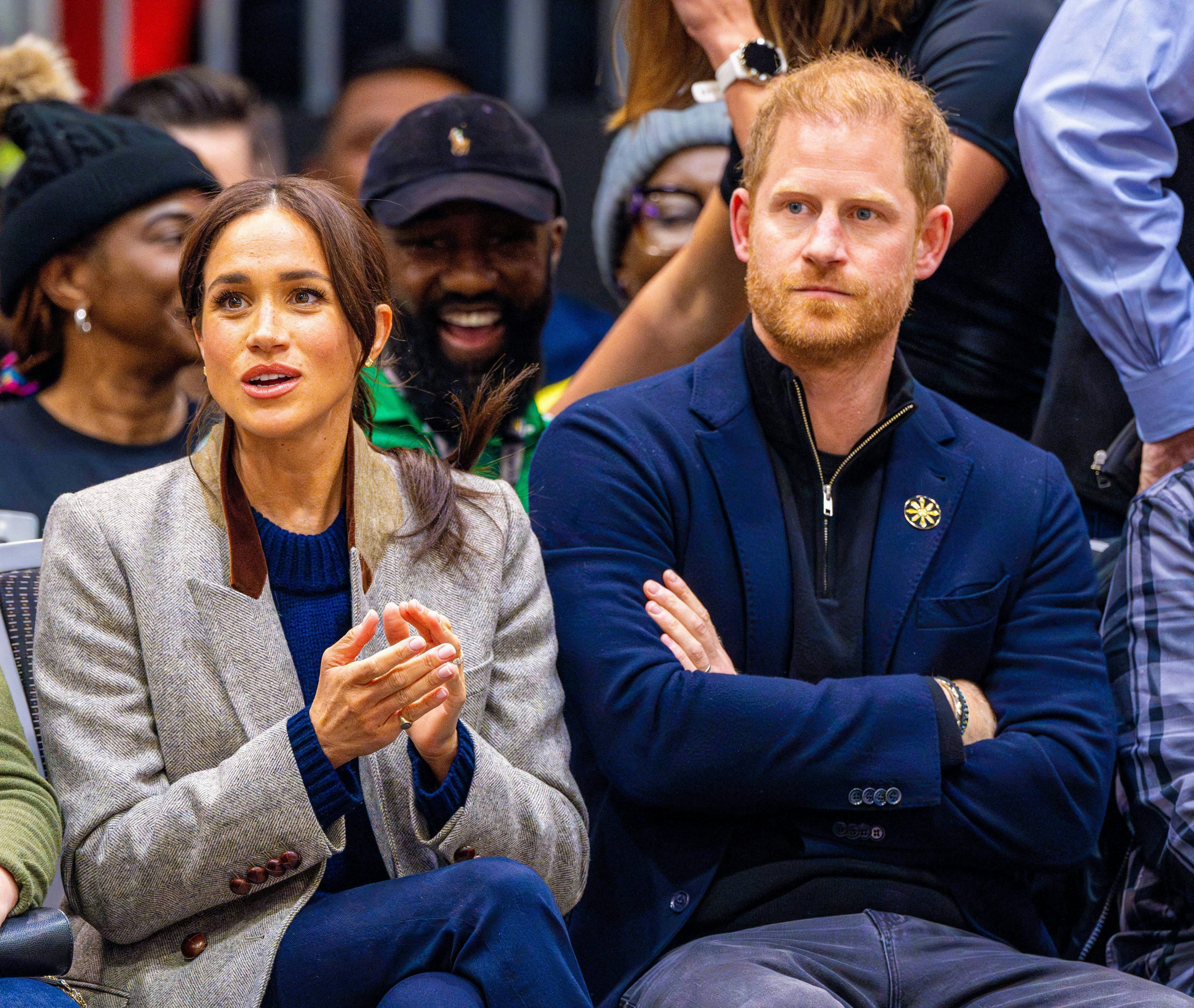 Meghan Markle og prins Harry til Invictus Games Vancouver Whistler 2025 i Canada.