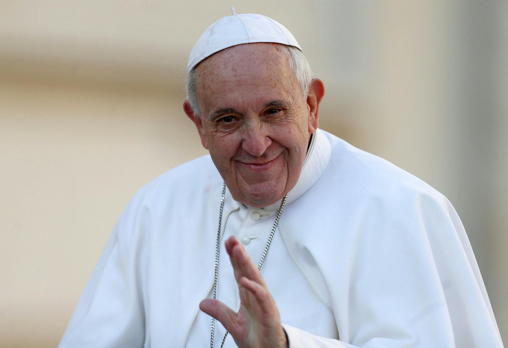 (ARKIV) FILE PHOTO: Pope Francis is seen during the weekly audience in Saint Peter's Square, at the Vatican February 27, 2019. Pave Frans meddeler, at han vil åbne Vatikanets hemmelige arkiv fra tiden under Den Anden Verdenskrig, da paven hed Pius XII. Han var pave fra 1939 til 1958. Mange jøder har beskyldt Pius for at have gjort for lidt eller ikke noget for at hjælpe jøderne, da Hitlers nazister begik Holocaust. Det skriver Ritzau, tirsdag den 5. marts 2019.. (Foto: Yara Nardi/Ritzau Scanpix)