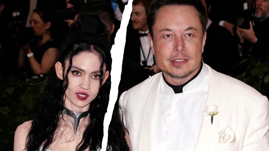 Grimes og Elon Musk stod frem som par til Met Gala i 2018.