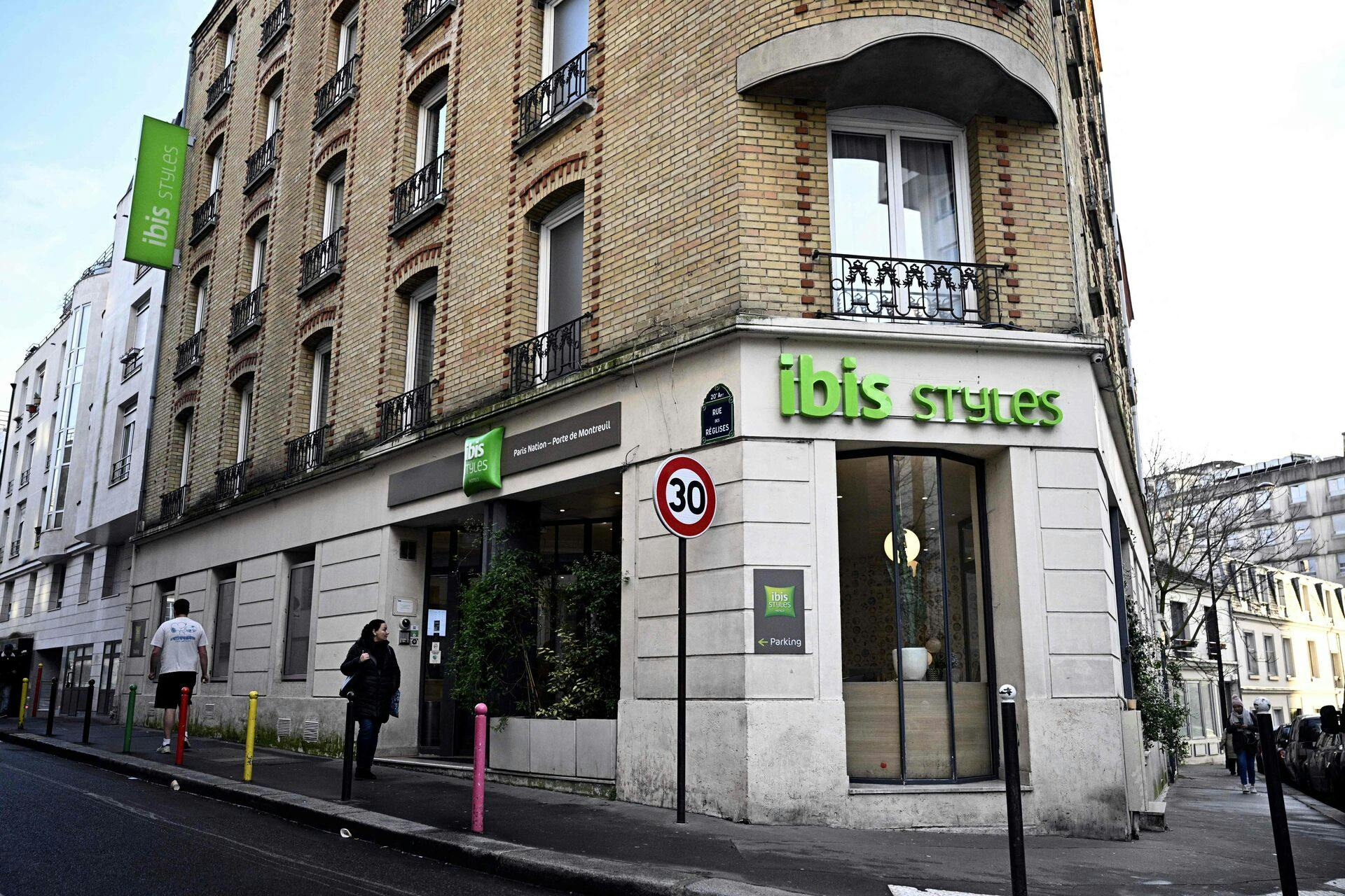 Det var hotellet her i Paris, at tragedien mandag skete.